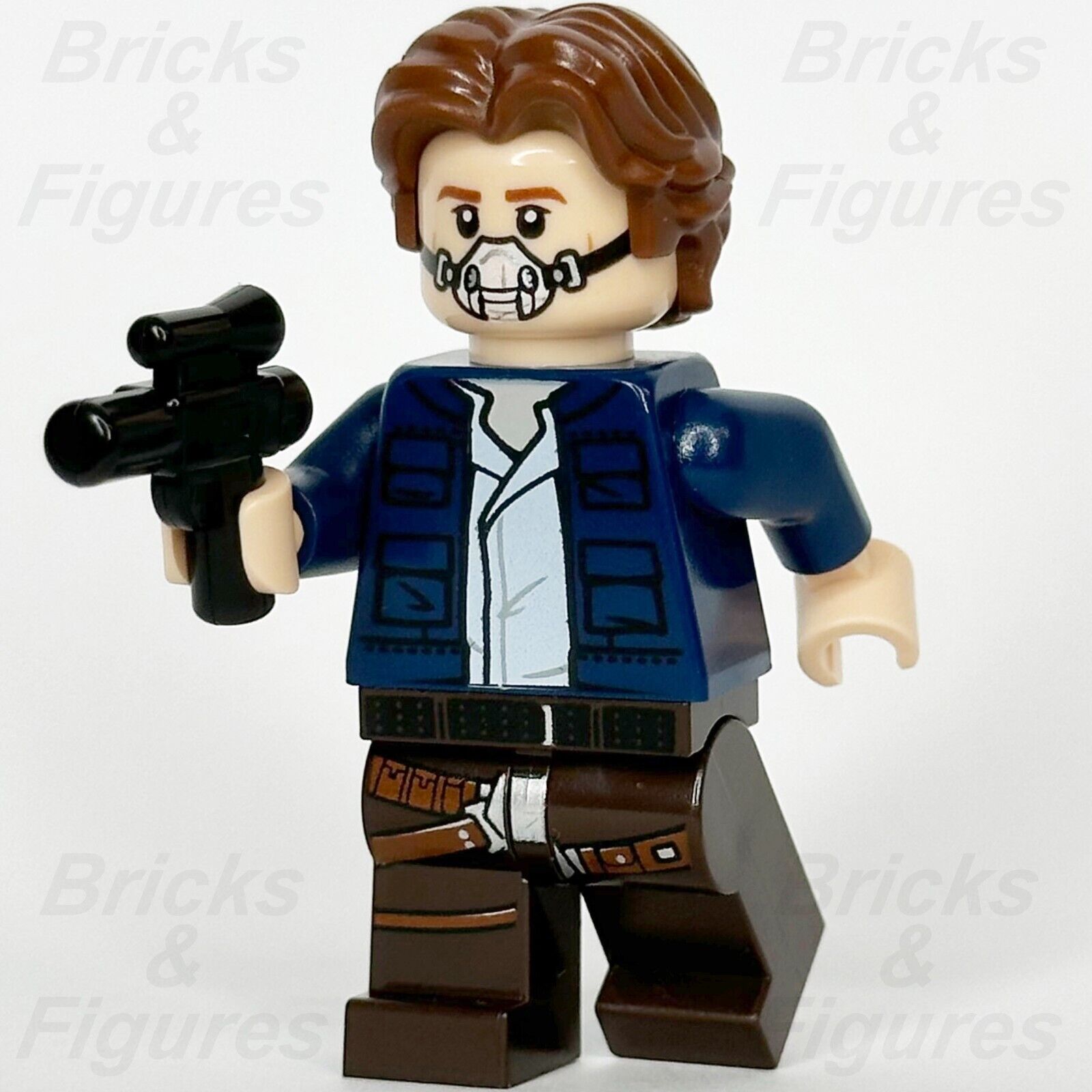 LEGO Star Wars Han Solo Minifigure Breathing Mask Pattern Captain 75192 sw0879 - Bricks & Figures