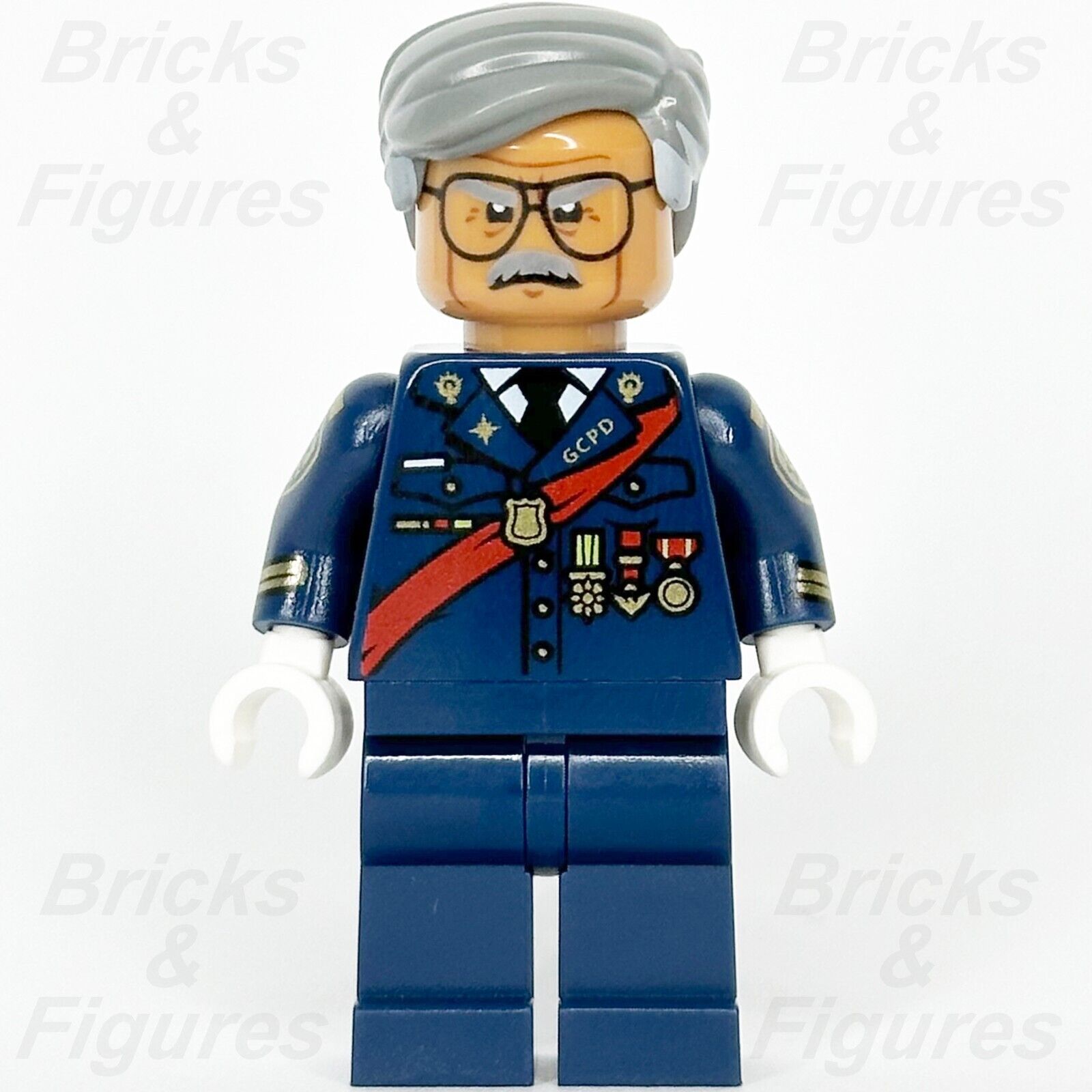 LEGO Super Heroes Commissioner Gordon Minifigure Batman Red Sash DC 70908 sh326