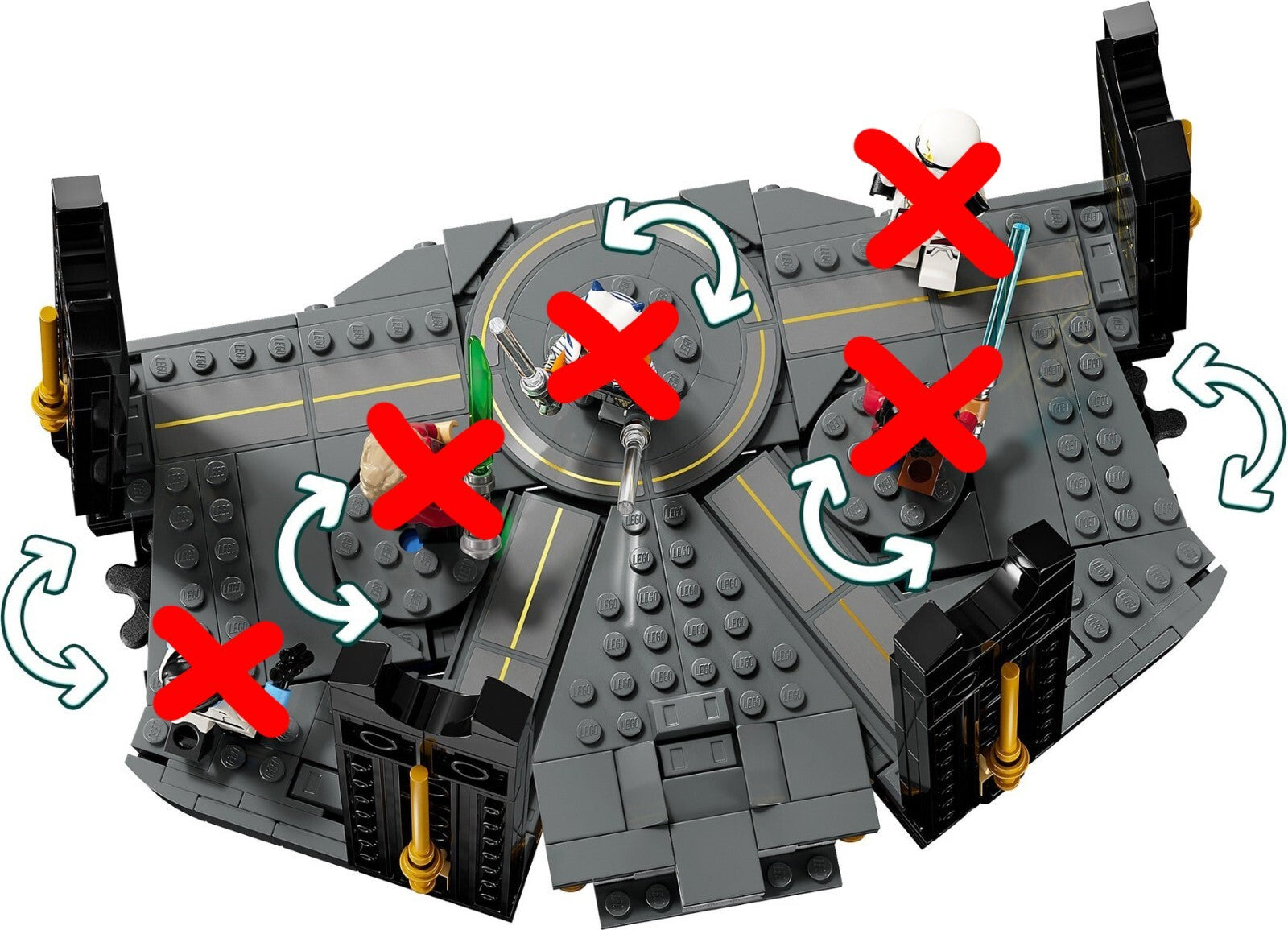 LEGO Star Wars Ahsoka Tano's Duel on Peridea Set 75385 NO MINIFIGURES, NO BOX1