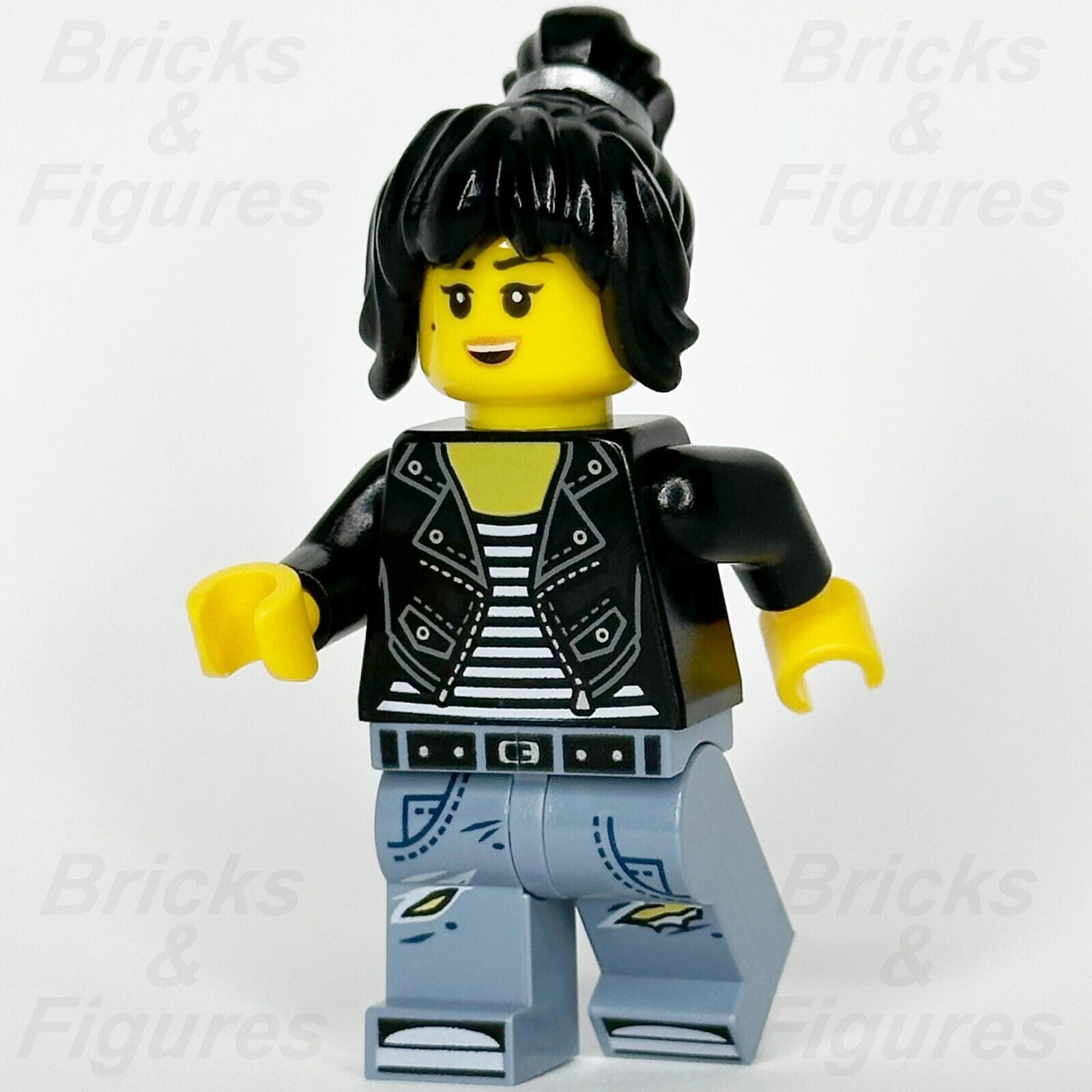 LEGO Ninjago Movie Nya Minifigure Leather Jacket High School Outfit 70607 njo355 - Bricks & Figures