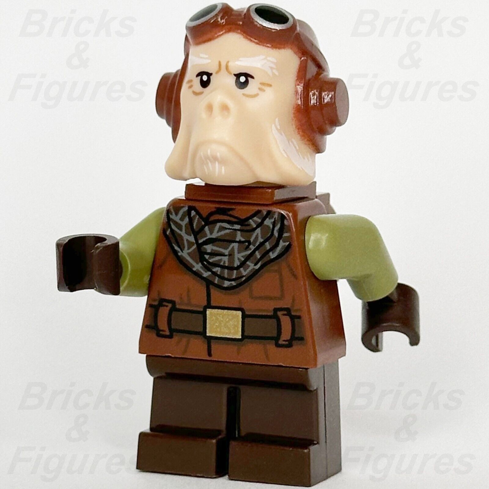 LEGO Star Wars Kuiil Minifigure The Mandalorian Ugnaught Backpack 75331 sw1244 - Bricks & Figures