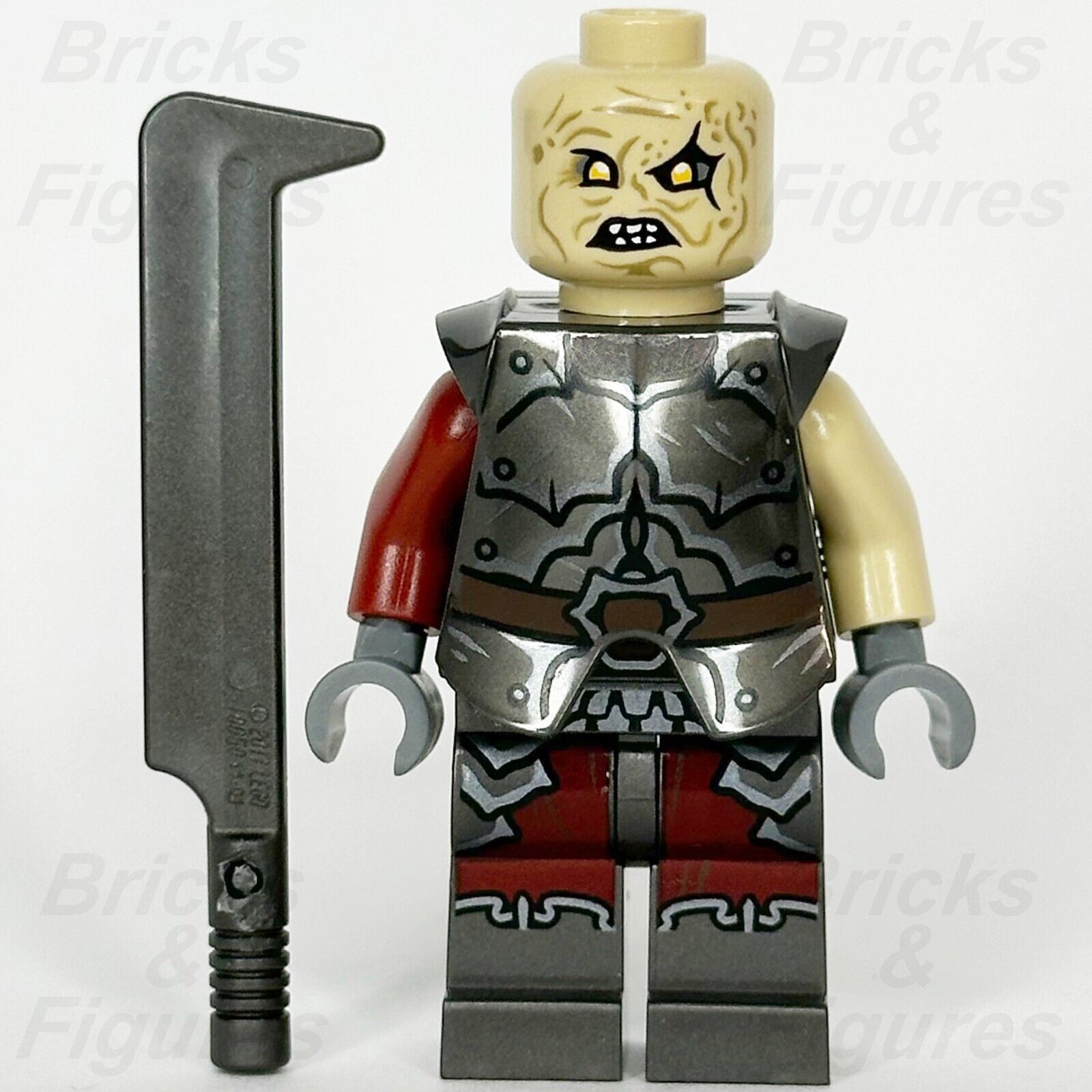 LEGO The Lord of the Rings Gothmog Minifigure Orc The Hobbit 10333 lor136 - Bricks & Figures