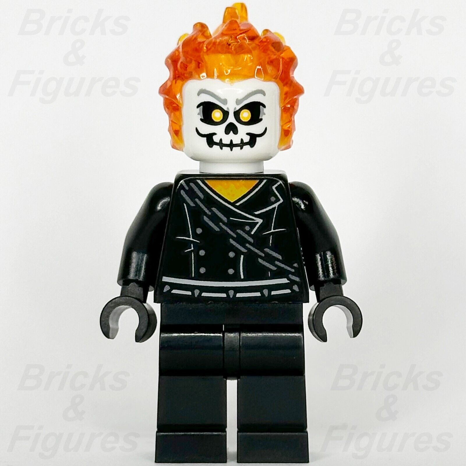 LEGO Super Heroes Ghost Rider Minifigure Johnny Blaze Marvel 76245 sh0861 - Bricks & Figures