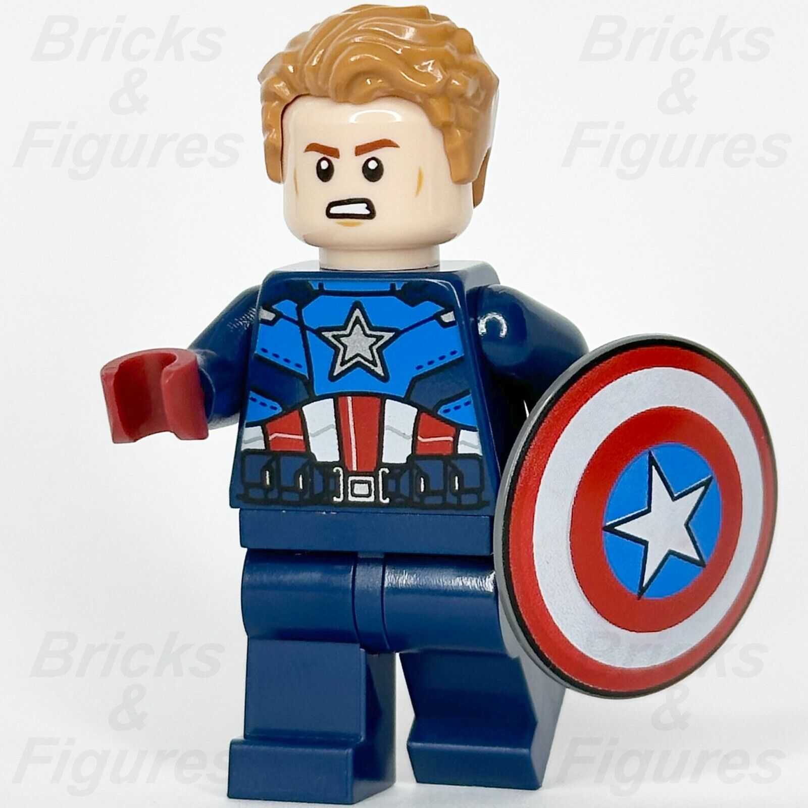 LEGO Super Heroes Captain America Minifigure Avengers with Shield 76269 sh908