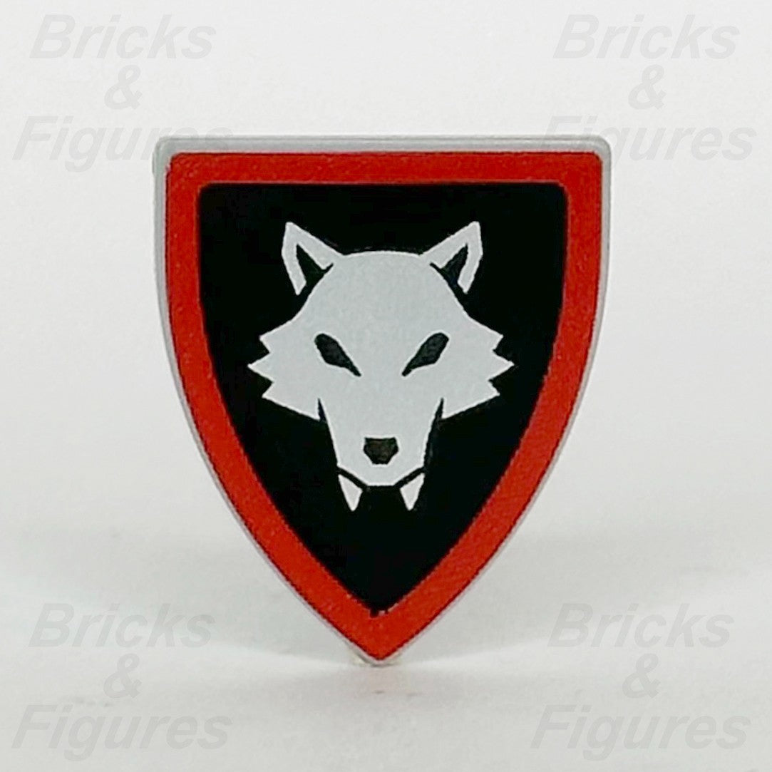 LEGO Castle Wolfpack Minifigure Shield Part Weapon Series 27 71048 Triangular0