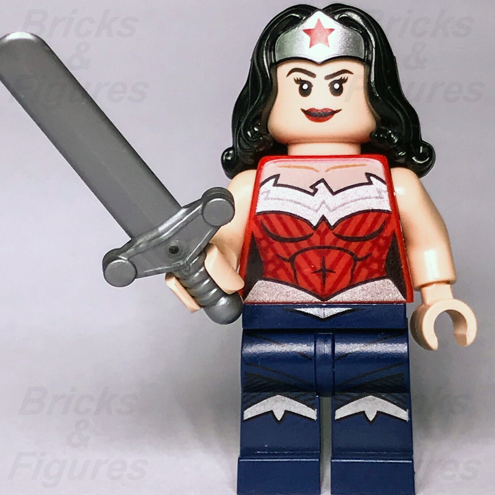 LEGO Super Heroes Wonder Woman Minifigure Silver Tiara Justice League 76026