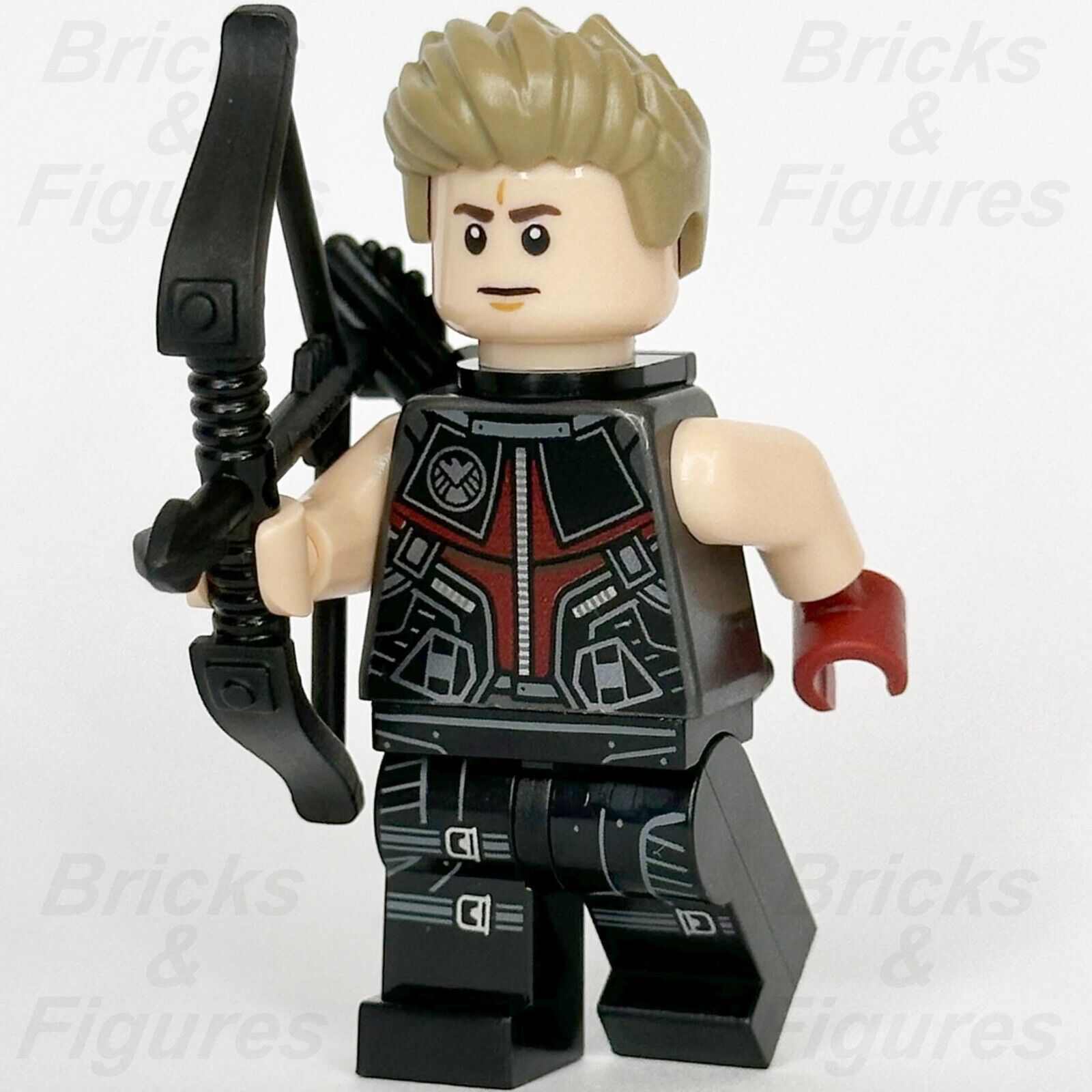 LEGO Super Heroes Hawkeye Minifigure Avengers Marvel Clint Barton 76269 sh925