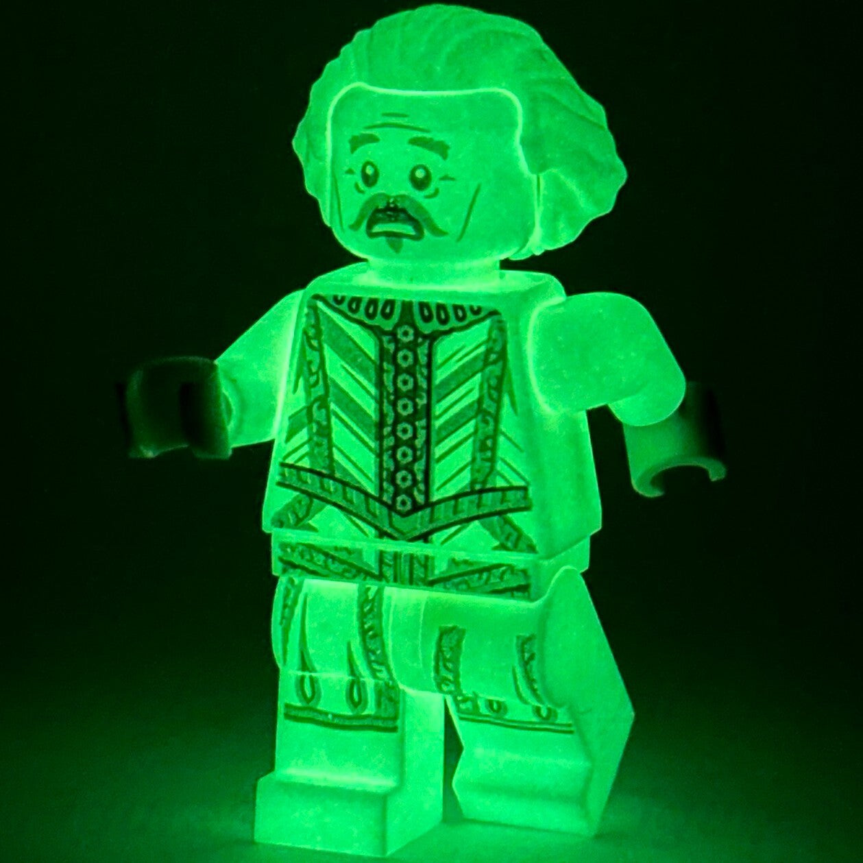 LEGO Harry Potter Nearly Headless Nick Minifigure Glow in the Dark 76389 Used0