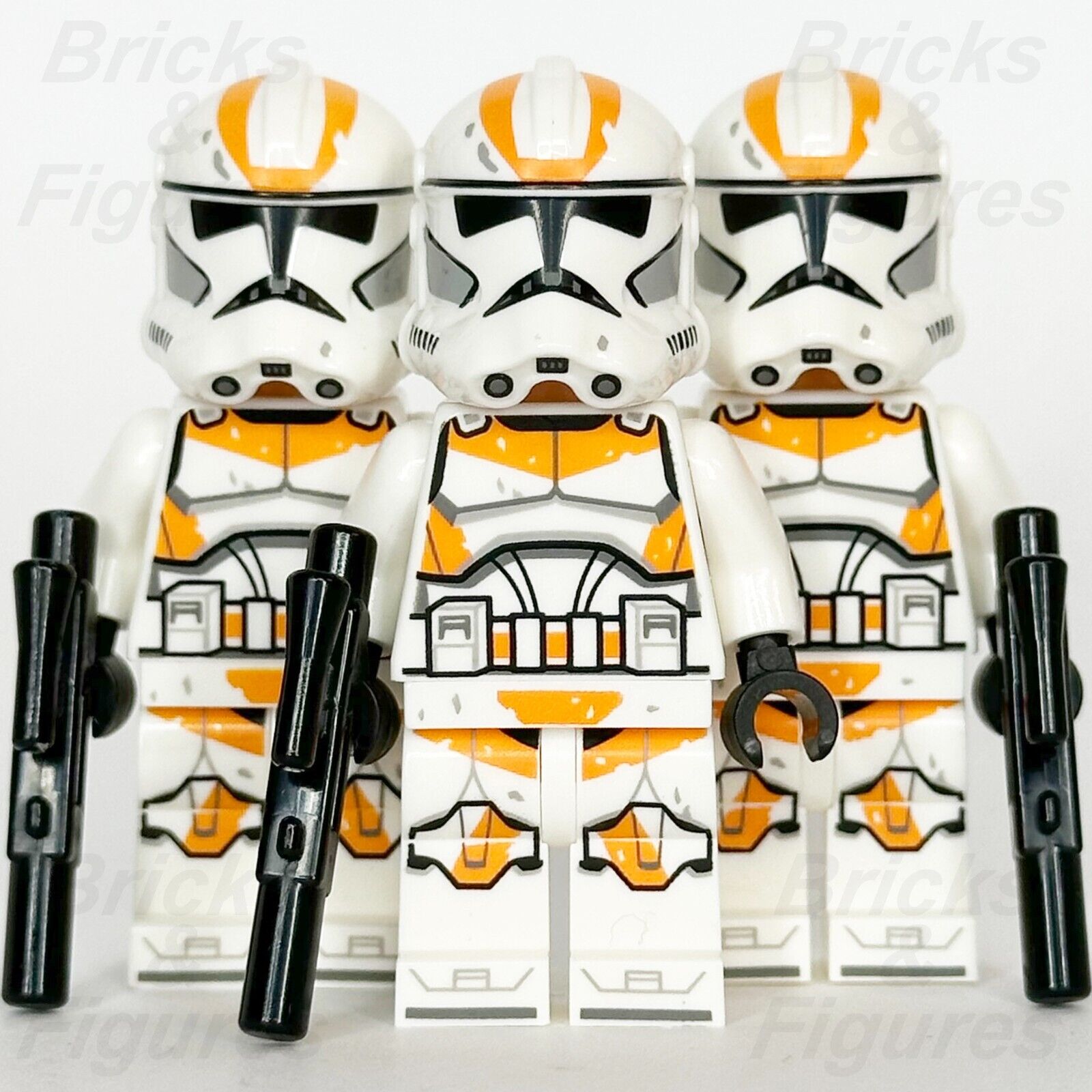 LEGO Star Wars 212th Clone Trooper Minifigure Utapau Phase 2 Armour 75337 x 3 - Bricks & Figures