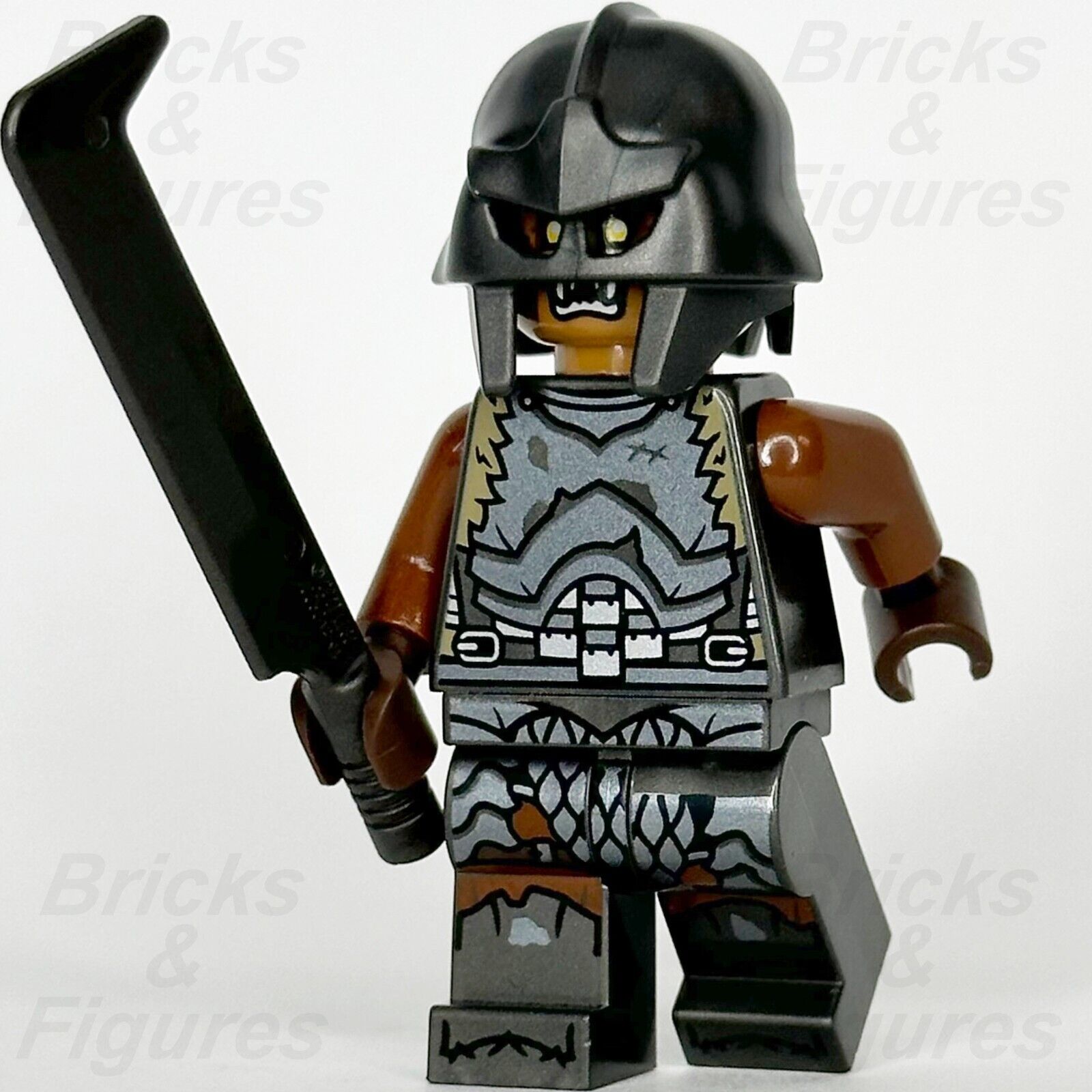 LEGO The Lord of the Rings Orc Minifigure Helmet & Sword The Hobbit 10333 lor134 - Bricks & Figures