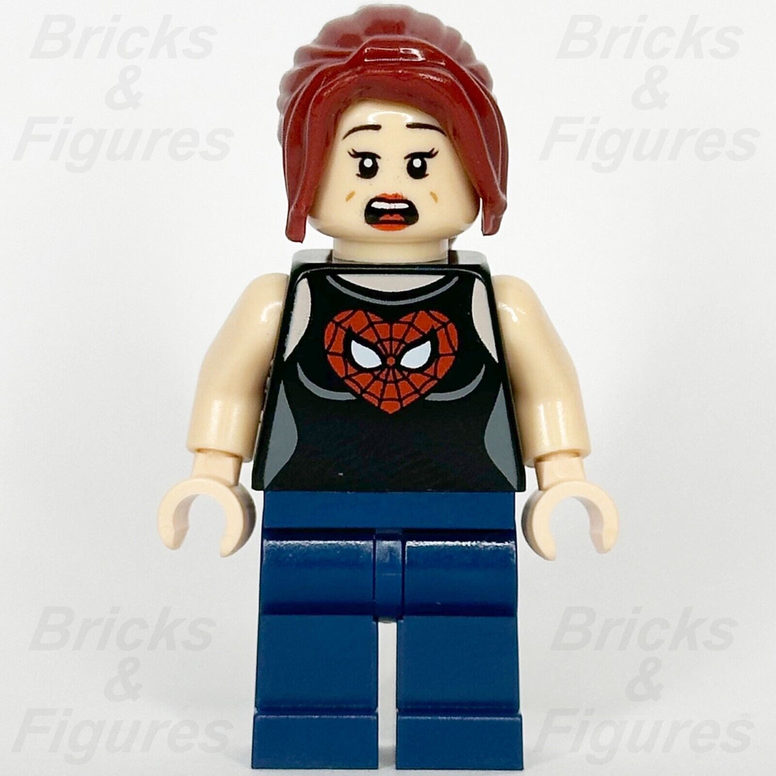 LEGO Super Heroes Mary Jane Minifigure Ultimate Spider-Man Marvel 76016 sh0103 - Bricks & Figures