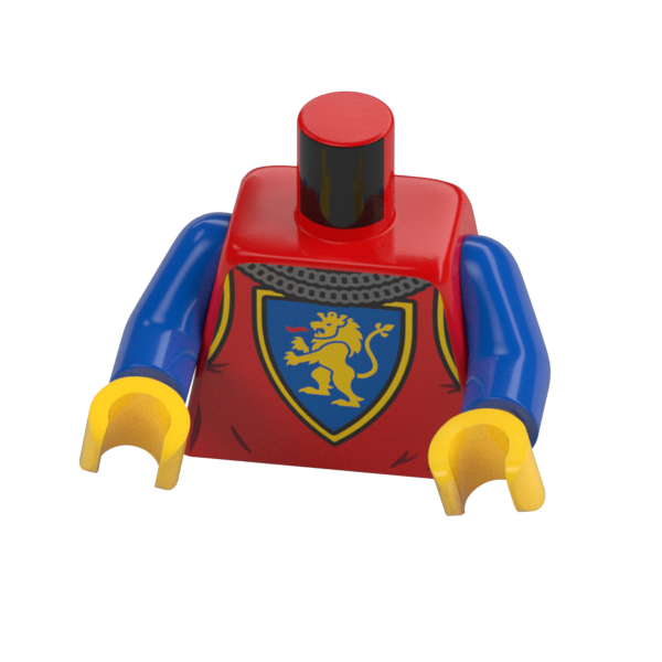 LEGO Minifigure Torso Part 6406251 76382 Castle Lion Knight Body x 1