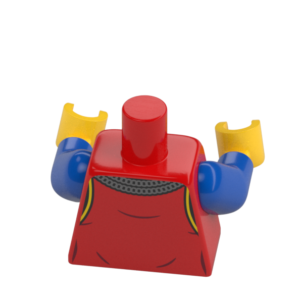 LEGO Minifigure Torso Part 6406251 76382 Castle Lion Knight Body x 1