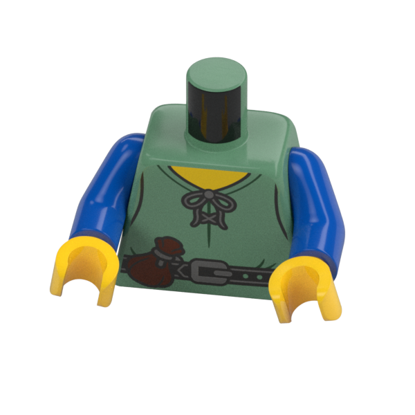 LEGO Minifigure Torso Part 6406106 76382 Peasant Villager Body x 1