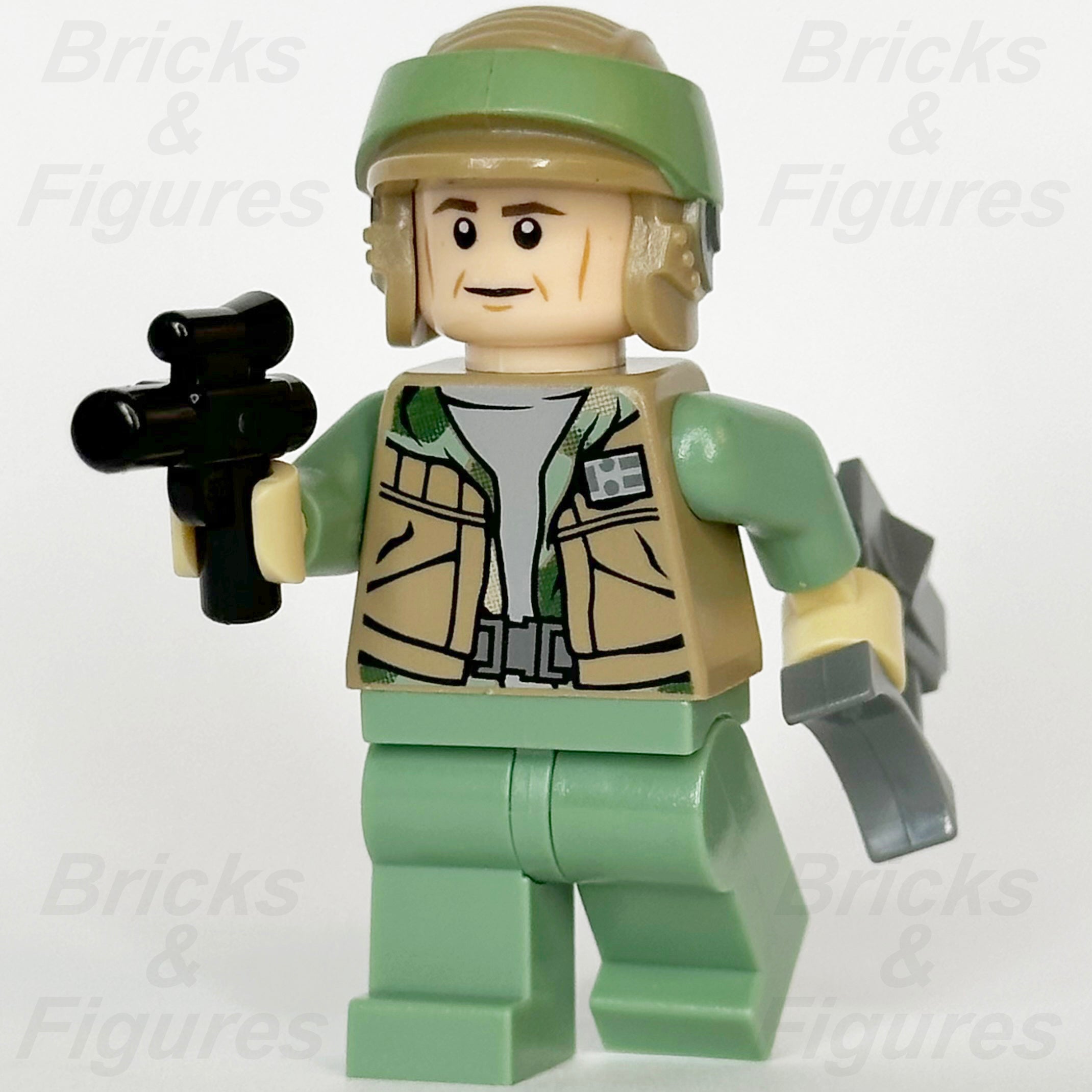 LEGO Star Wars Endor Rebel Commando Minifigure Trooper Vest 9489 10236 sw0367 - Bricks & Figures