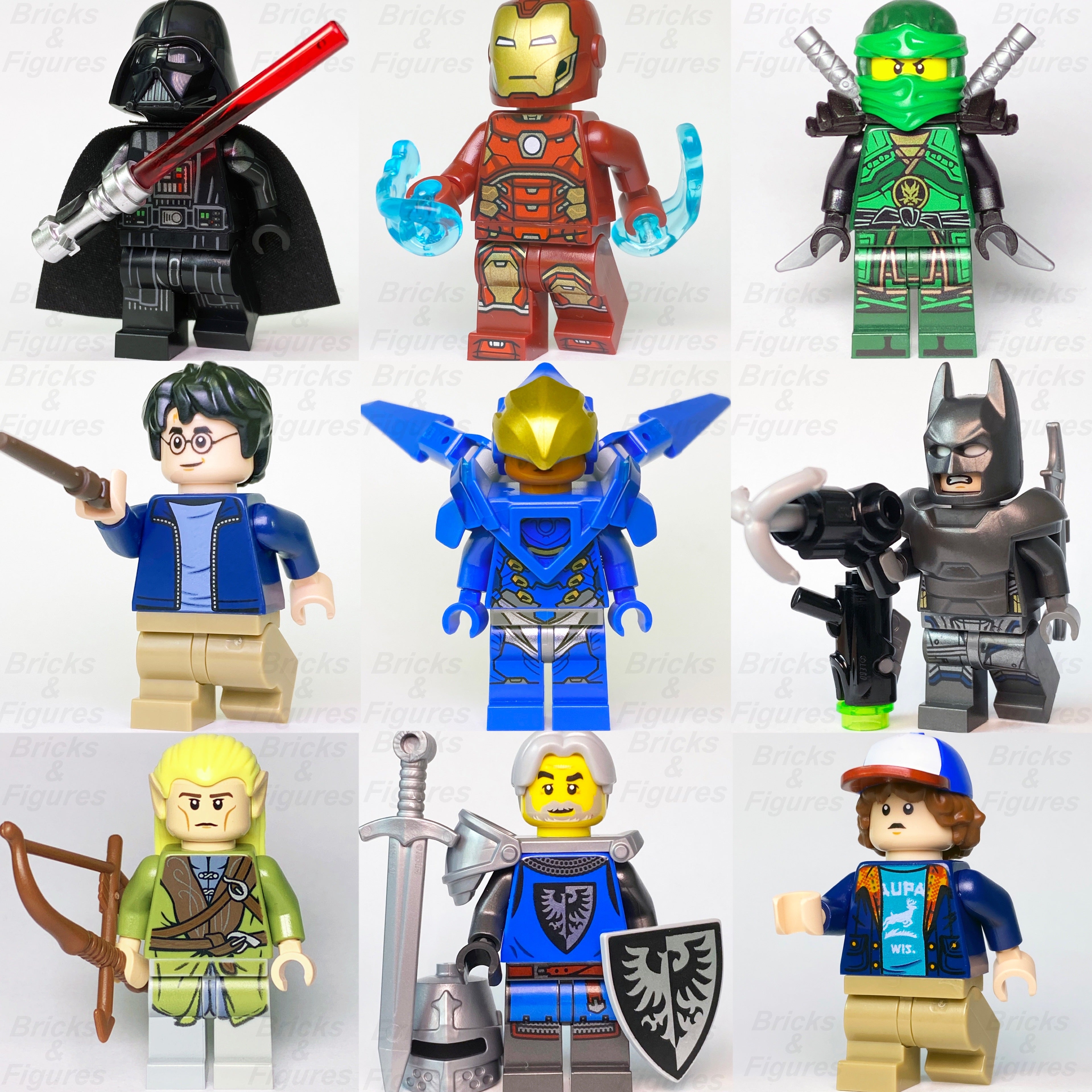 Lego Minifig Star Wars Clone Army Customs Waistcape Black, Blue bar
