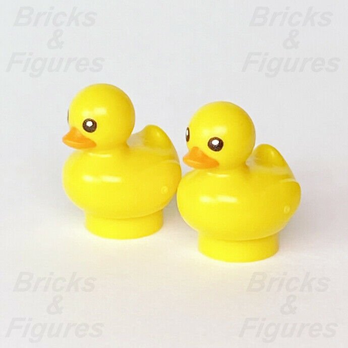 2 x Town City Ideas LEGO Yellow Ducklings Baby Ducks Animal 21324 60294 60234 - Bricks & Figures