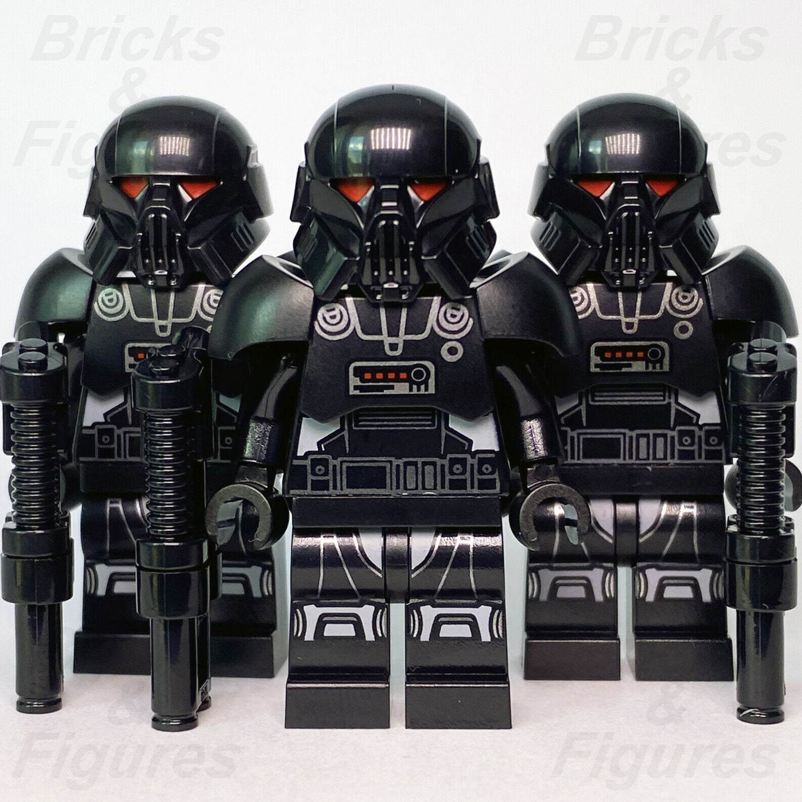 3 x Star Wars LEGO Dark Trooper Imperial The Mandalorian Minifigure 75315 75324 - Bricks & Figures