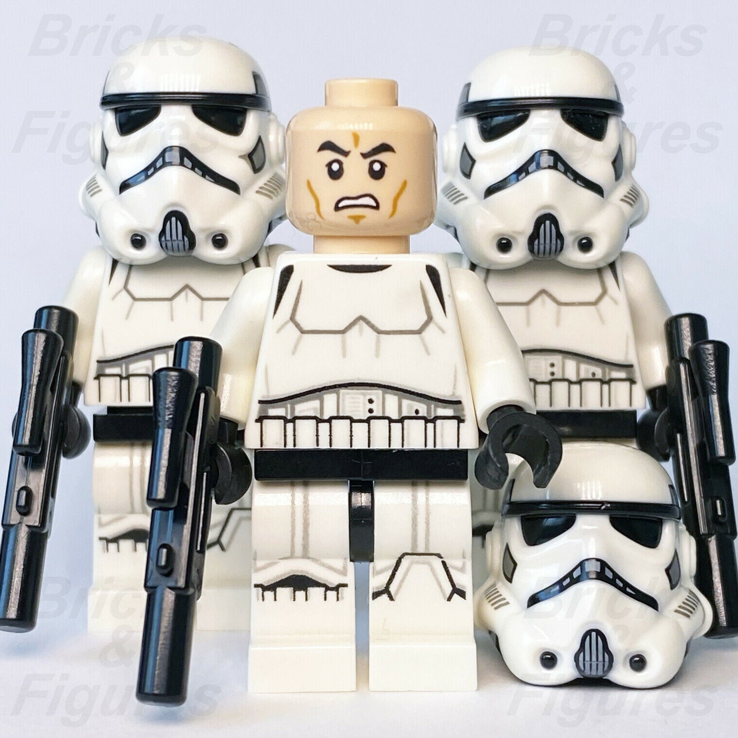 3 x Star Wars LEGO Imperial Stormtrooper Minifigure 75229 75262 75235 Genuine - Bricks & Figures