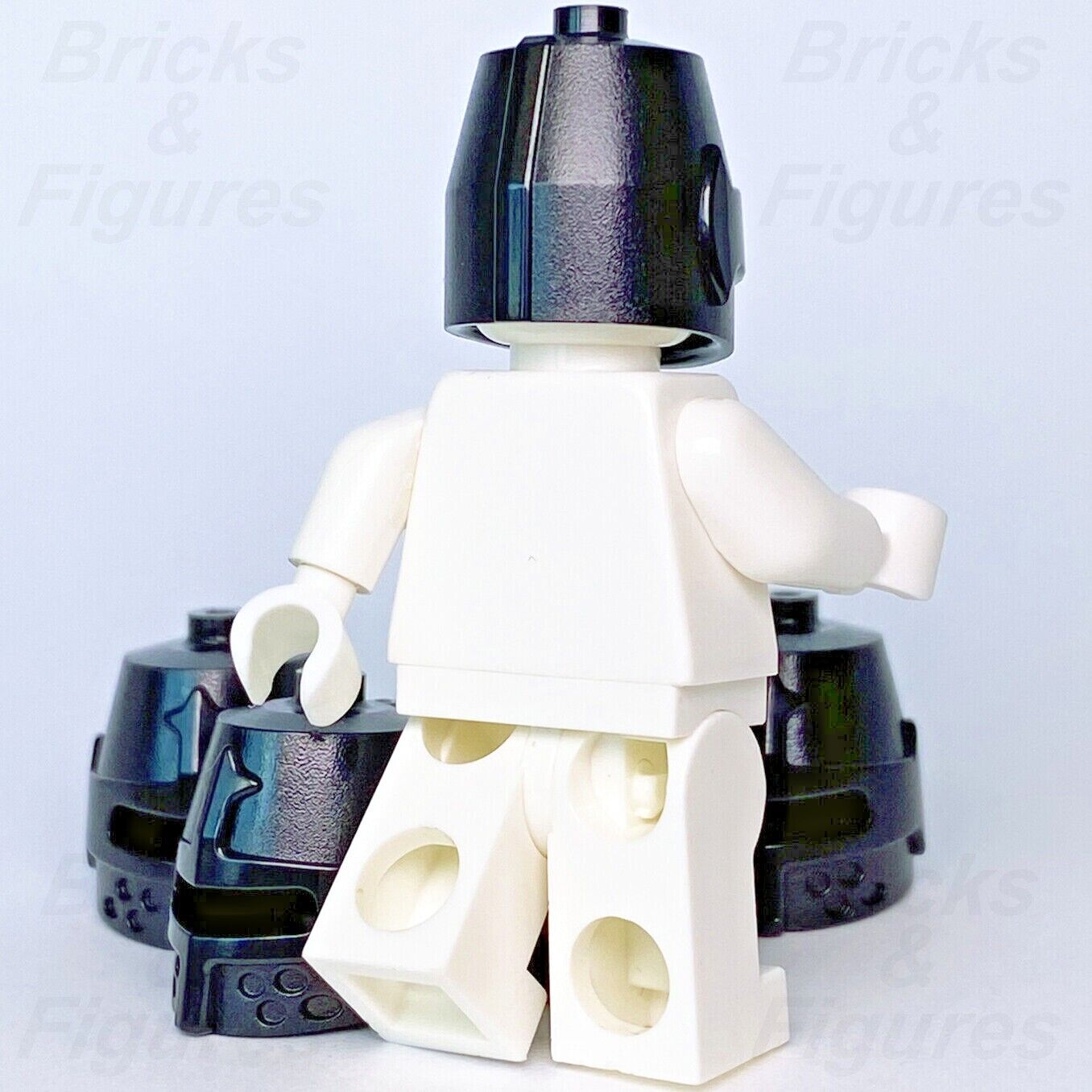 5 x Castle LEGO Knight Closed Helmet w/ Eye Slit Minifigure Headgear Part 89520 - Bricks & Figures
