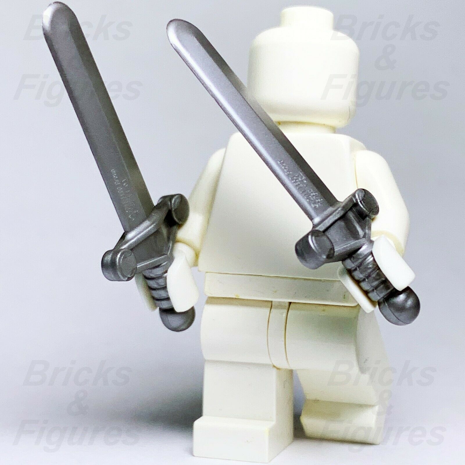 5 x Castle LEGO Knight Shortsword Swords Blades Minifigure Weapon Parts Genuine - Bricks & Figures