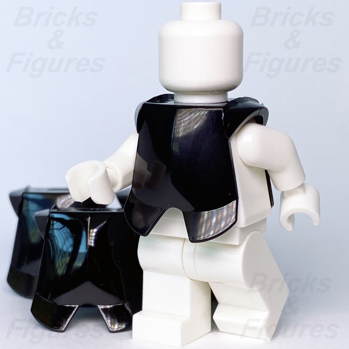 5 x LEGO Breastplate Armour Castle Knight Black Minifigure Part 2587 33468 New - Bricks & Figures