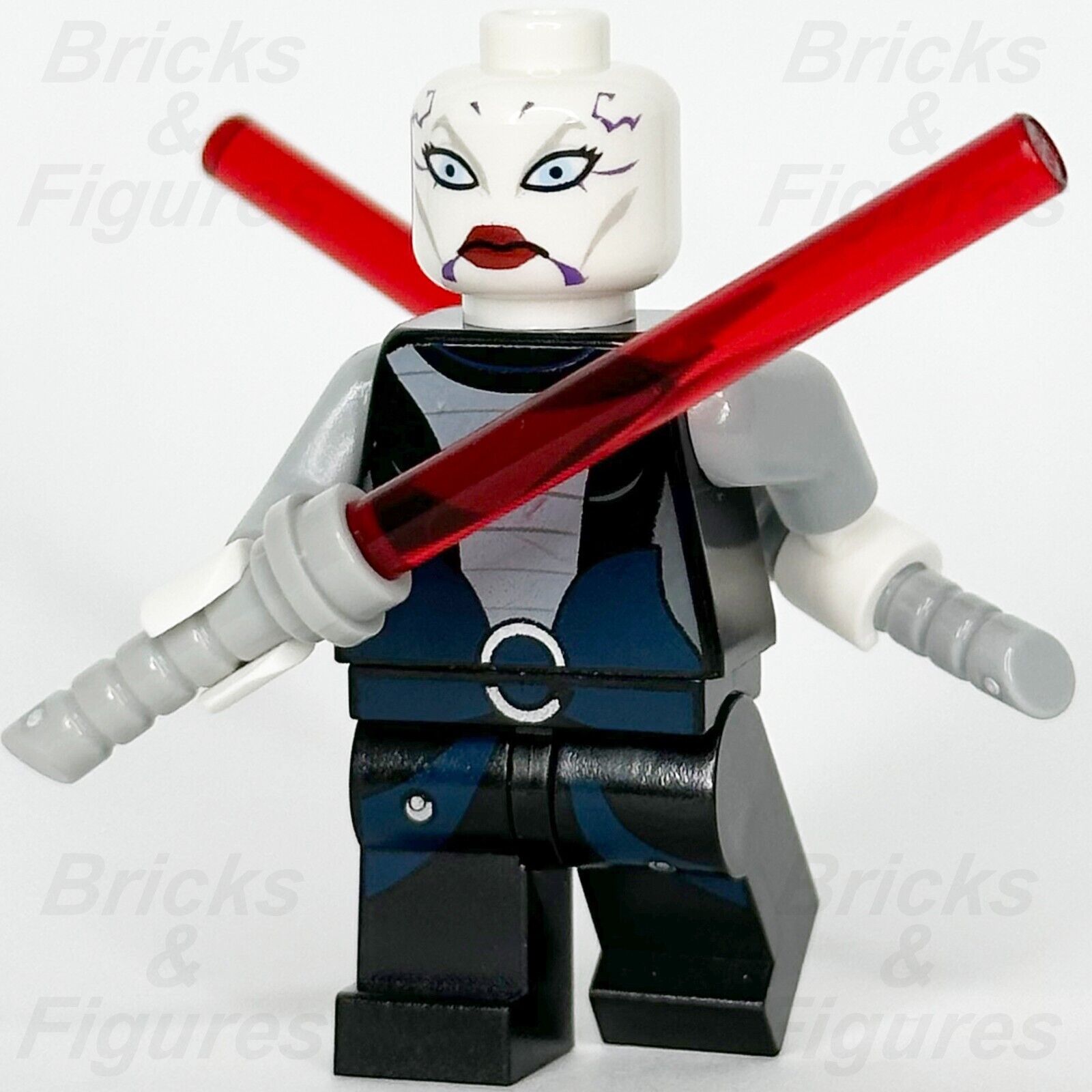 LEGO Star Wars Asajj Ventress Minifigure Clone Wars Sith Apprentice 7957 sw0318