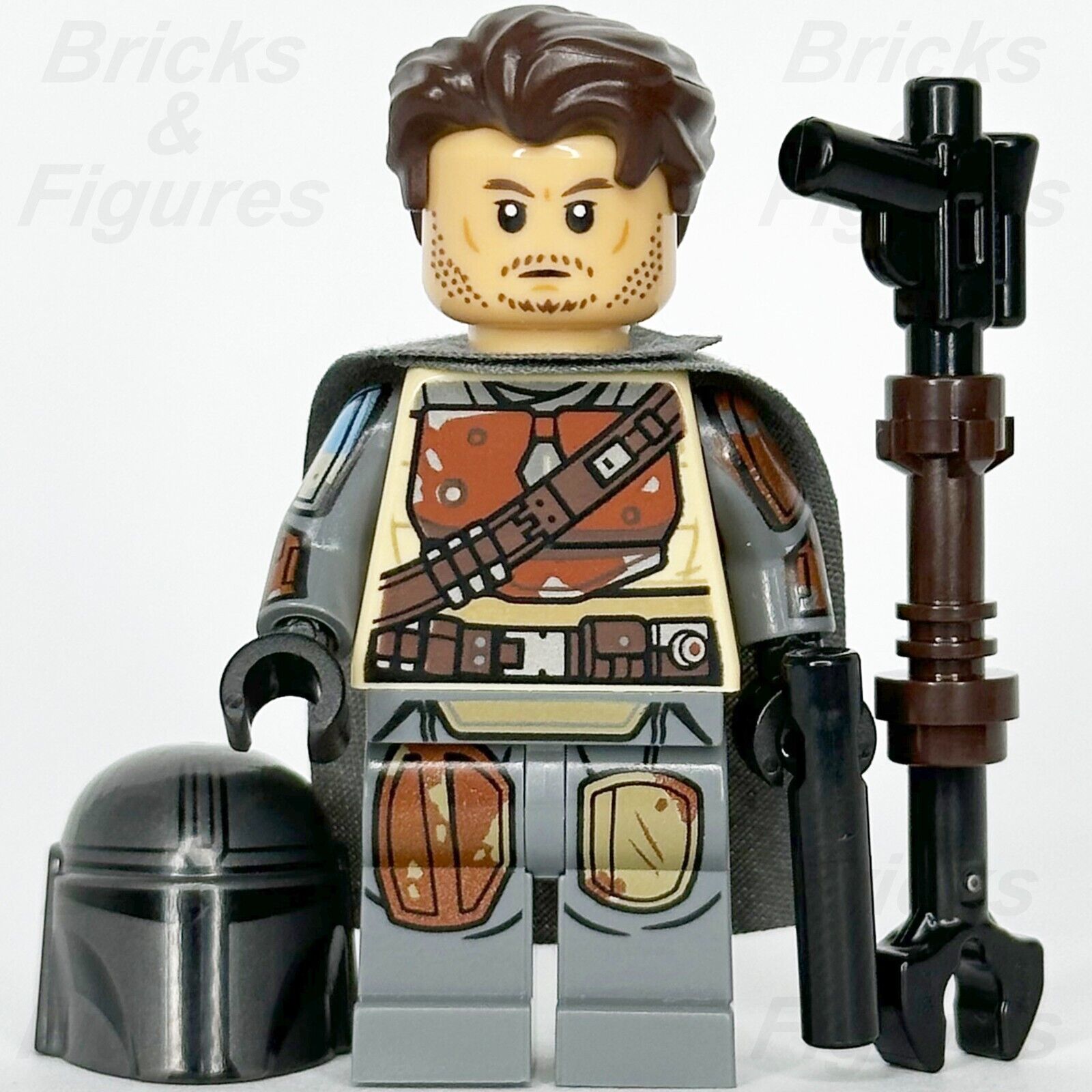 LEGO Star Wars Din Djarin Minifigure The Mandalorian Printed Arms 75331 sw1242 - Bricks & Figures