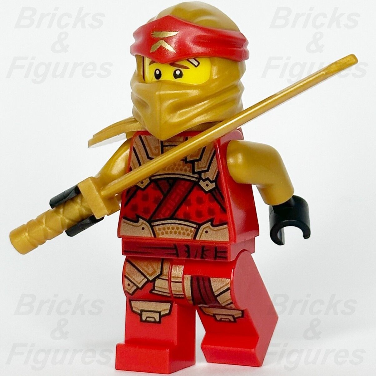LEGO Ninjago Kai Minifigure (Golden Ninja) Crystalized 71773 71774 njo772 3