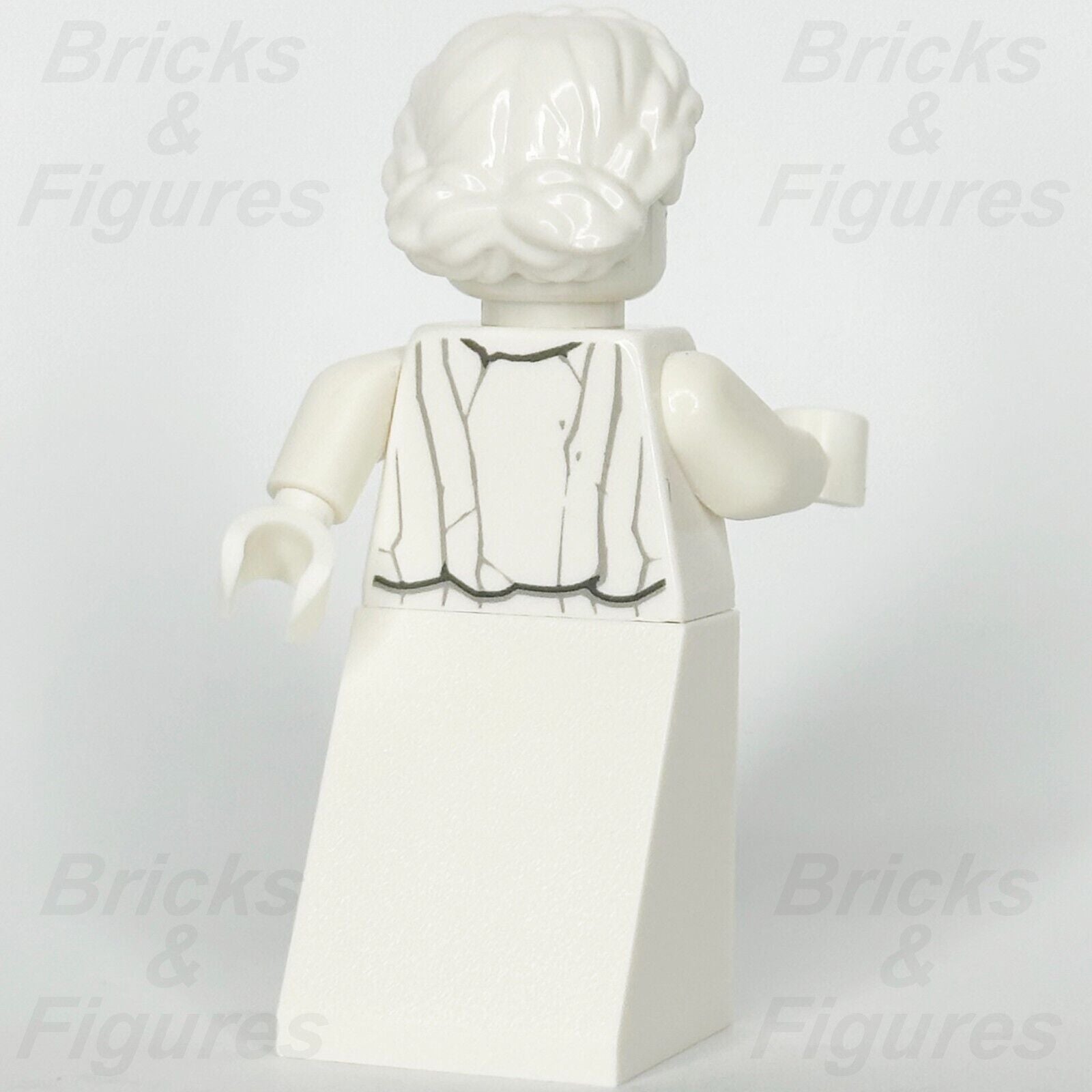 LEGO Nexo Knights White Stone Statue Minifigure Yellow Eyes Crown 70357 nex121