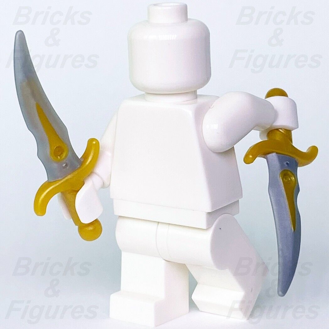 LEGO Elven Dagger Blades Minifigure Weapon Parts The Hobbit 88288c01 Elvish x 2