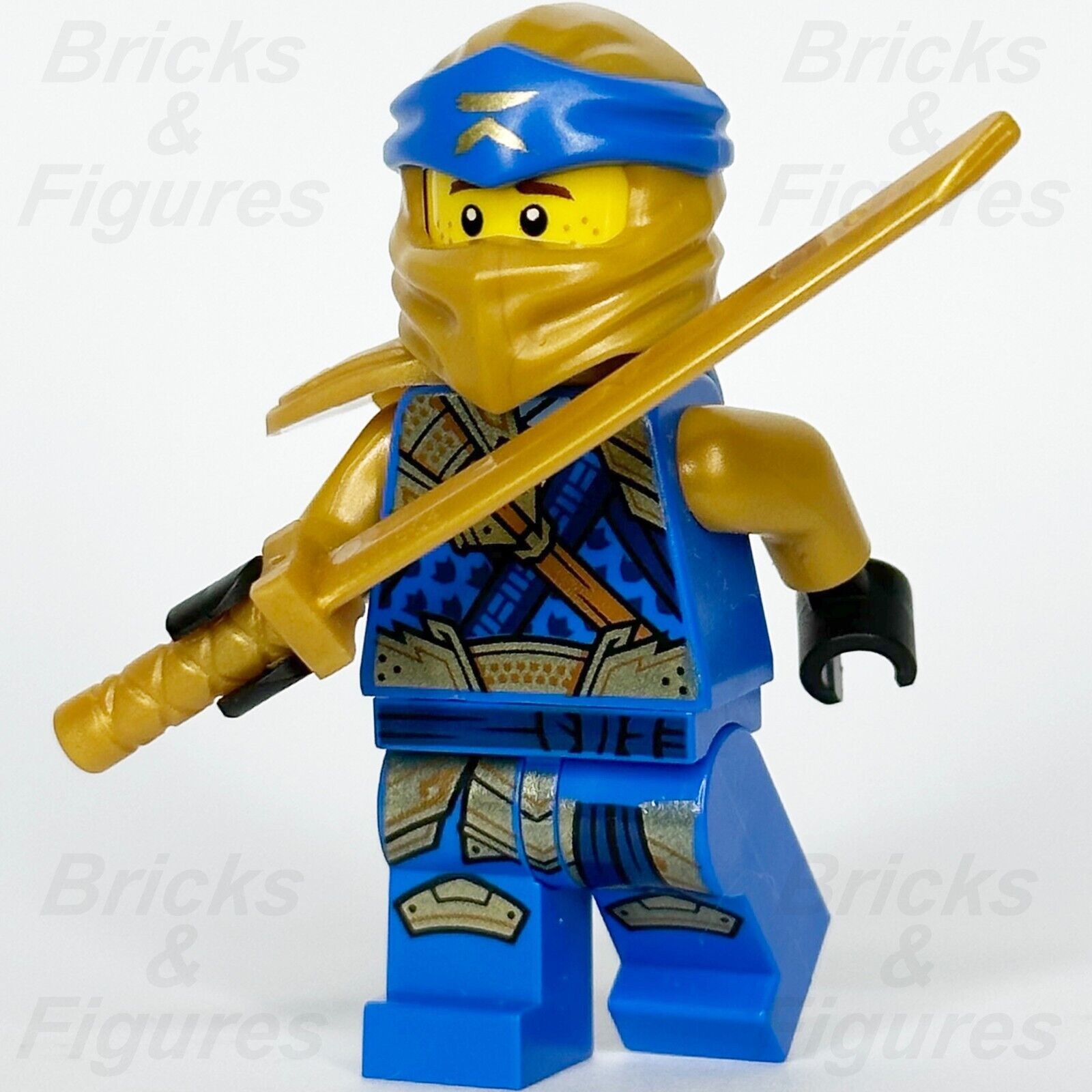 LEGO Ninjago Jay Minifigure (Golden Ninja) Crystalized 71775 71774 njo775 2