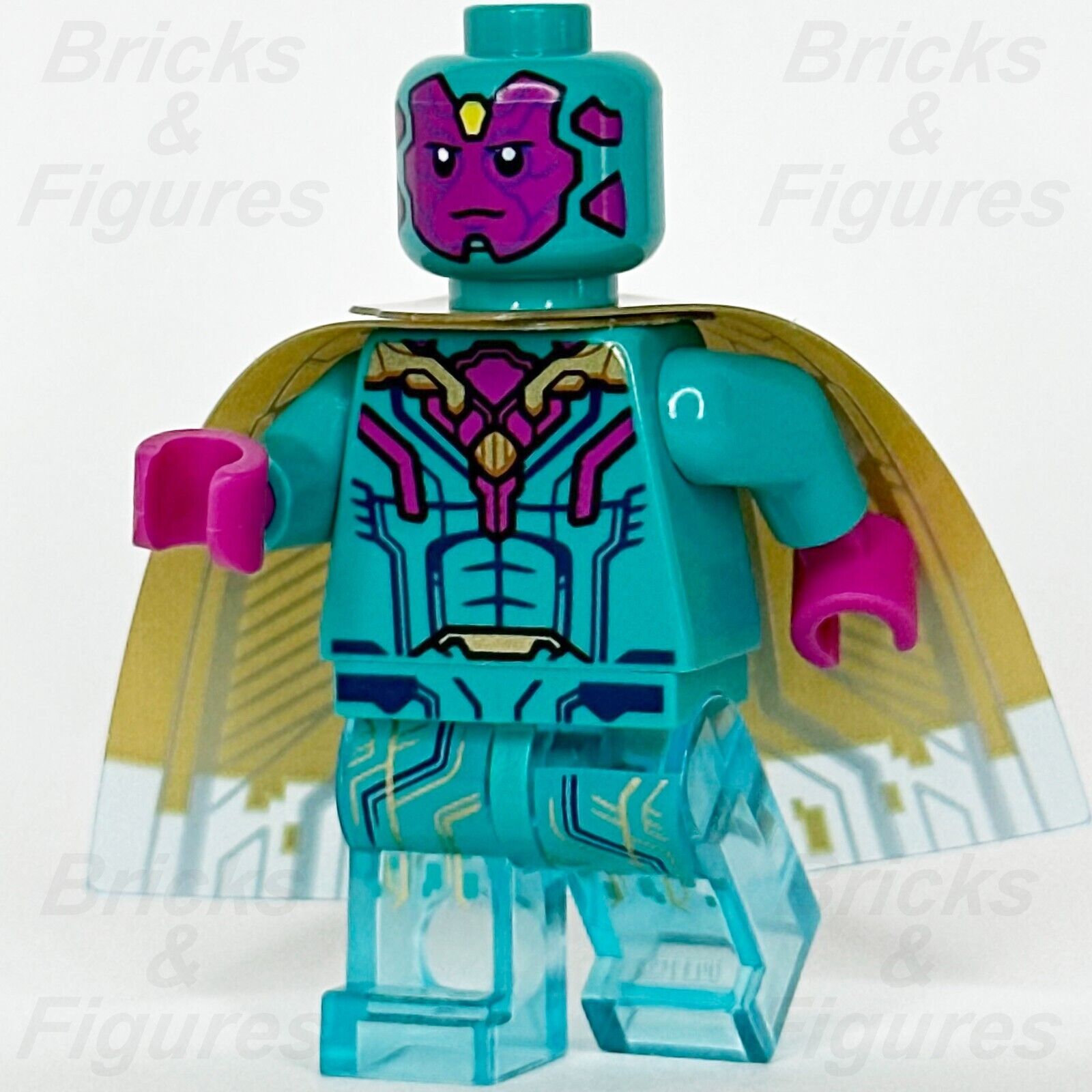 LEGO Super Heroes Vision Minifigure Avengers Marvel Dark Turquoise 76269 sh916
