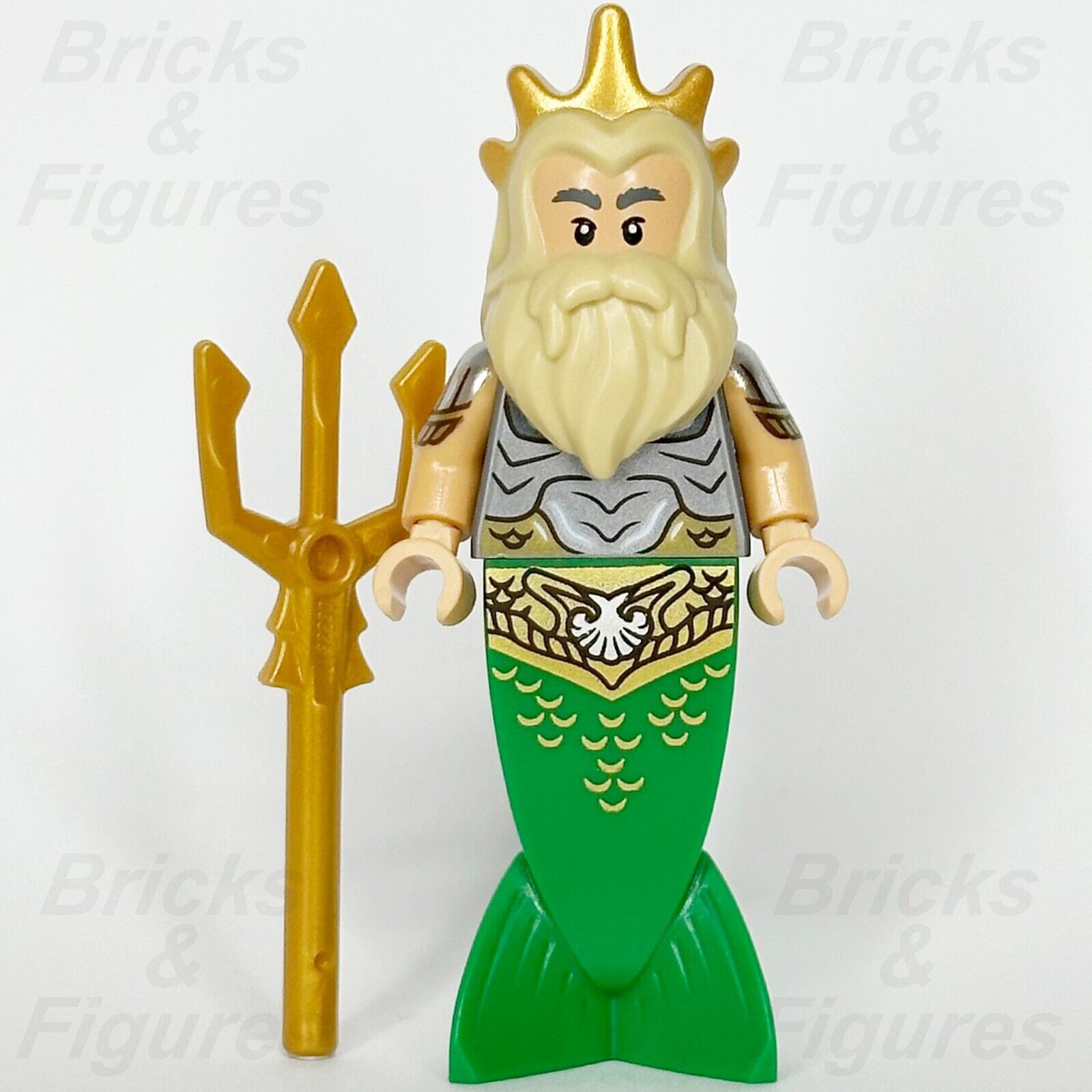LEGO Disney King Triton Minifigure The Little Mermaid 43225 dp111 Minifig