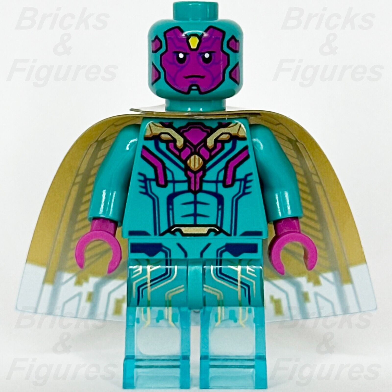 LEGO Super Heroes Vision Minifigure Avengers Marvel Dark Turquoise 76269 sh916