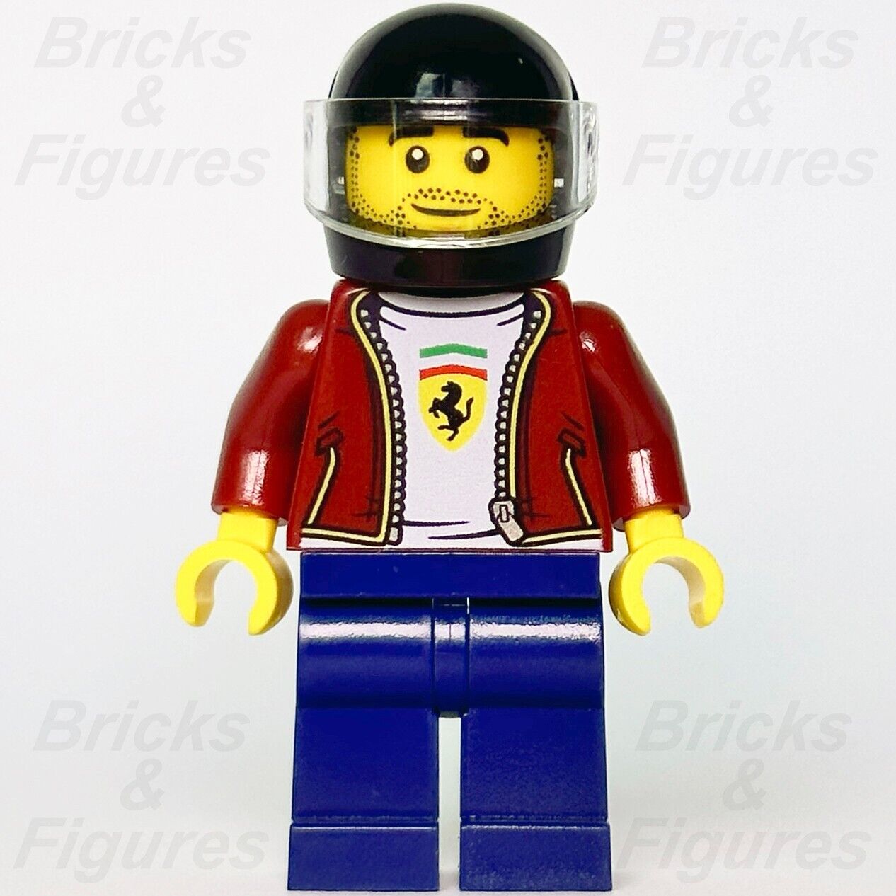 LEGO Speed Champions Ferrari F8 Tributo Driver Minifigure Racing 76895 sc082 2