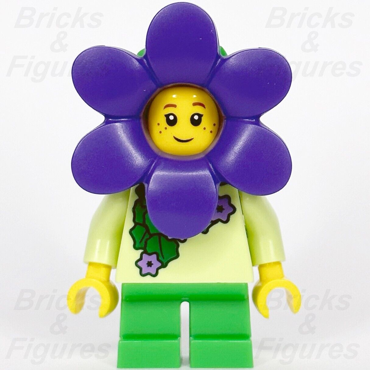 LEGO Flower Costume Girl Minifigure Purple Bud Build-A-Minifigure BAM 2023