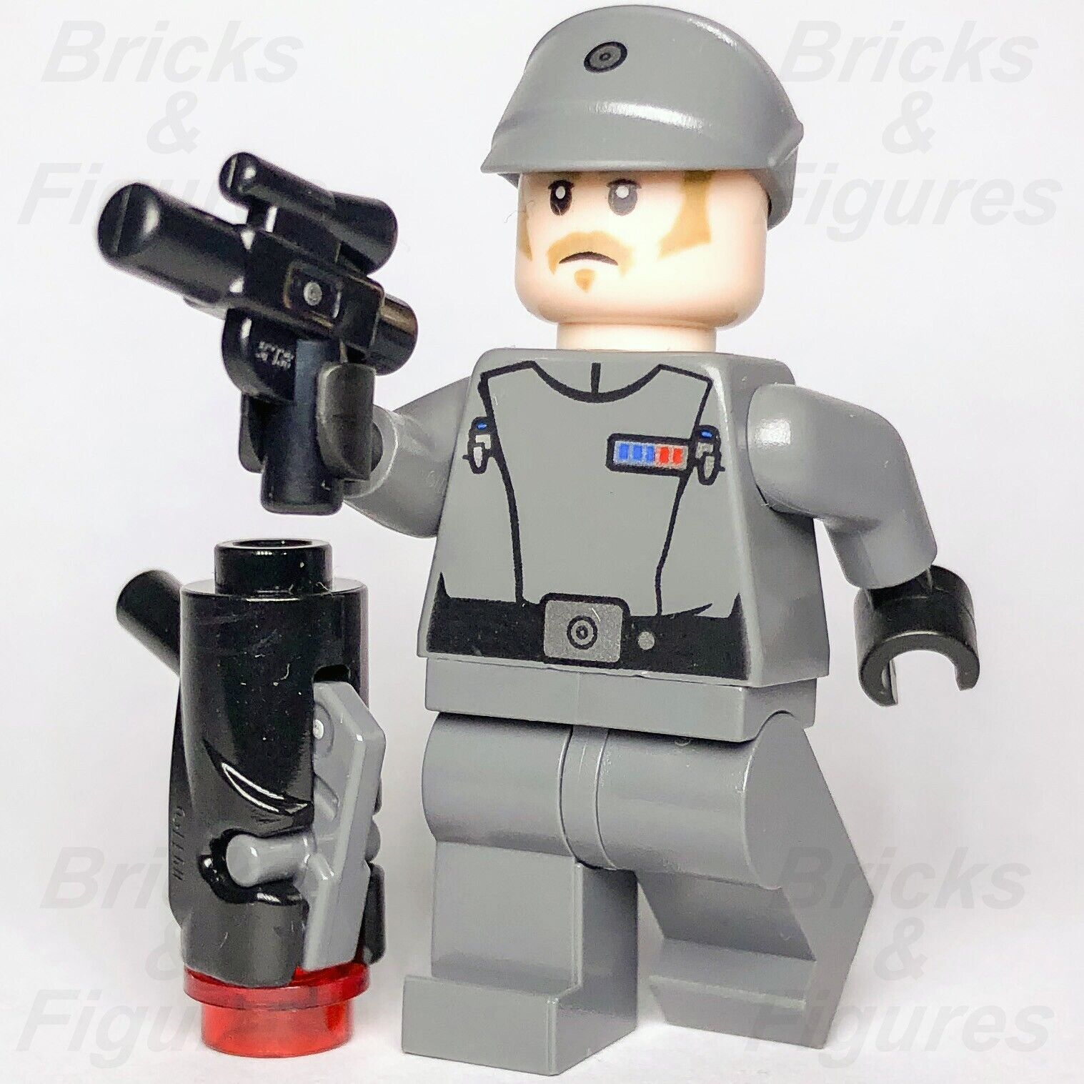 LEGO Star Wars Imperial Recruitment Officer Minifigure Solo Chief 75207 sw0913