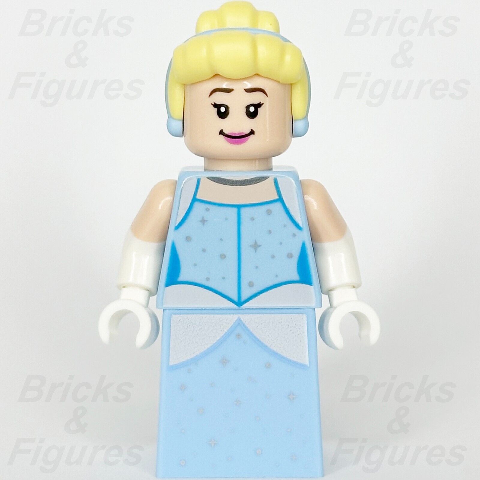 LEGO Disney Cinderella Minifigure Disney 100 Blue Dress 43222 dis132 Minifig - Bricks & Figures