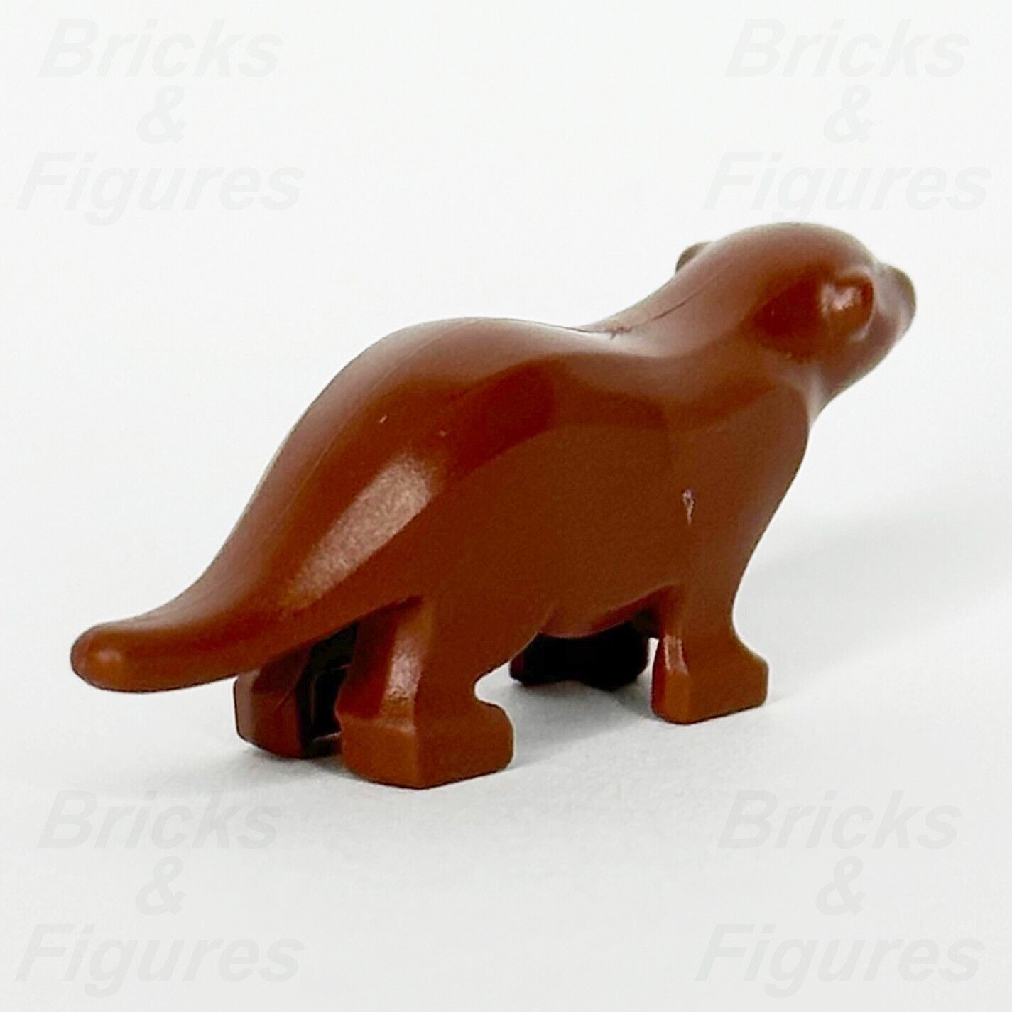 LEGO City Otter Animal Minifigure Part Reddish Brown Town Ideas 60394 21338 3