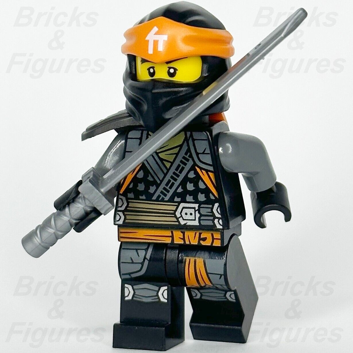 LEGO Ninjago Cole Minifigure Crystalized Black Earth Ninja 71771 njo782 Minifig 3