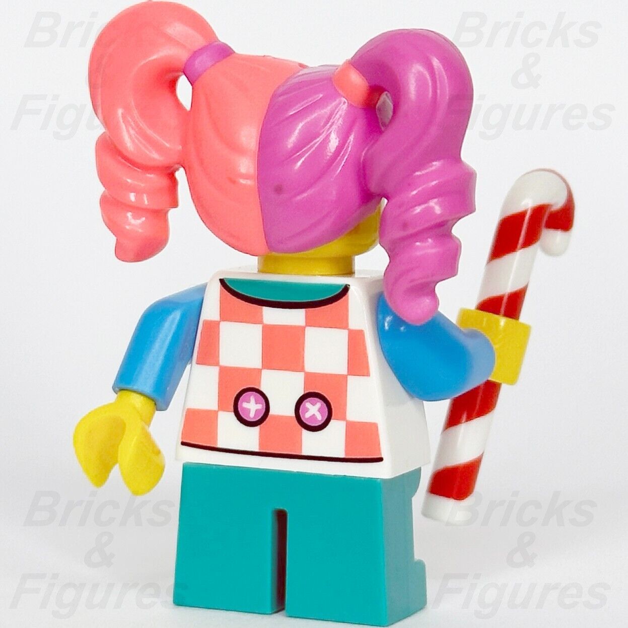 LEGO Clown Girl Minifigure with Candy Cane Build-A-Minifigure BAM 2023 Minifig