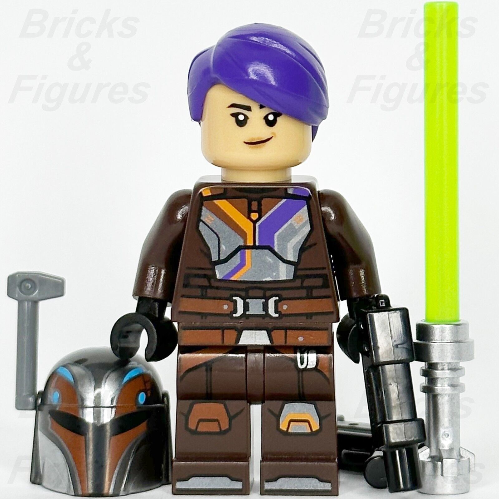 LEGO Star Wars Sabine Wren Minifigure Mandalorian Jedi Padawan 75362 sw1302 3