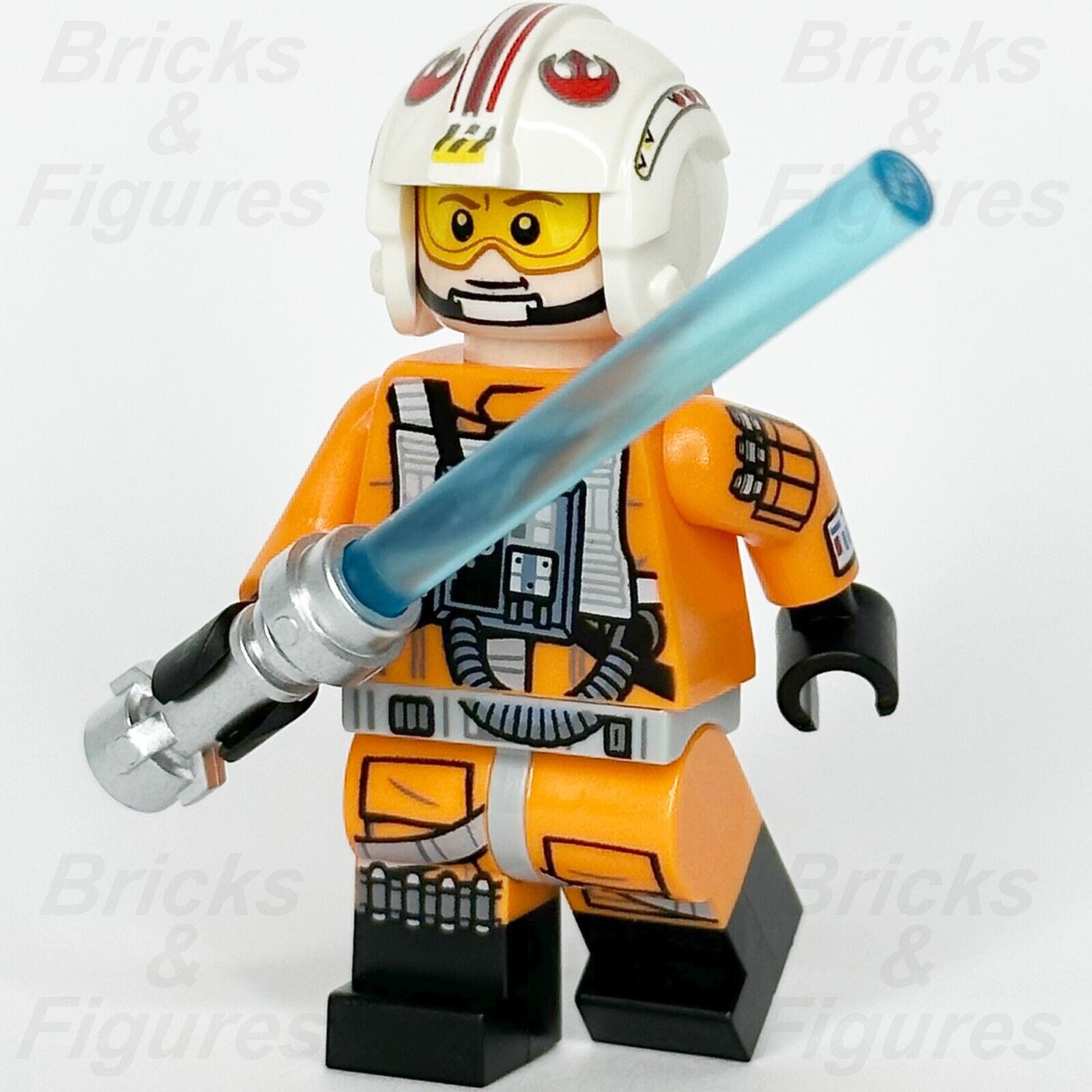 LEGO Star Wars Luke Skywalker Minifigure Jedi Pilot Printed Arms 75355 sw1267 1
