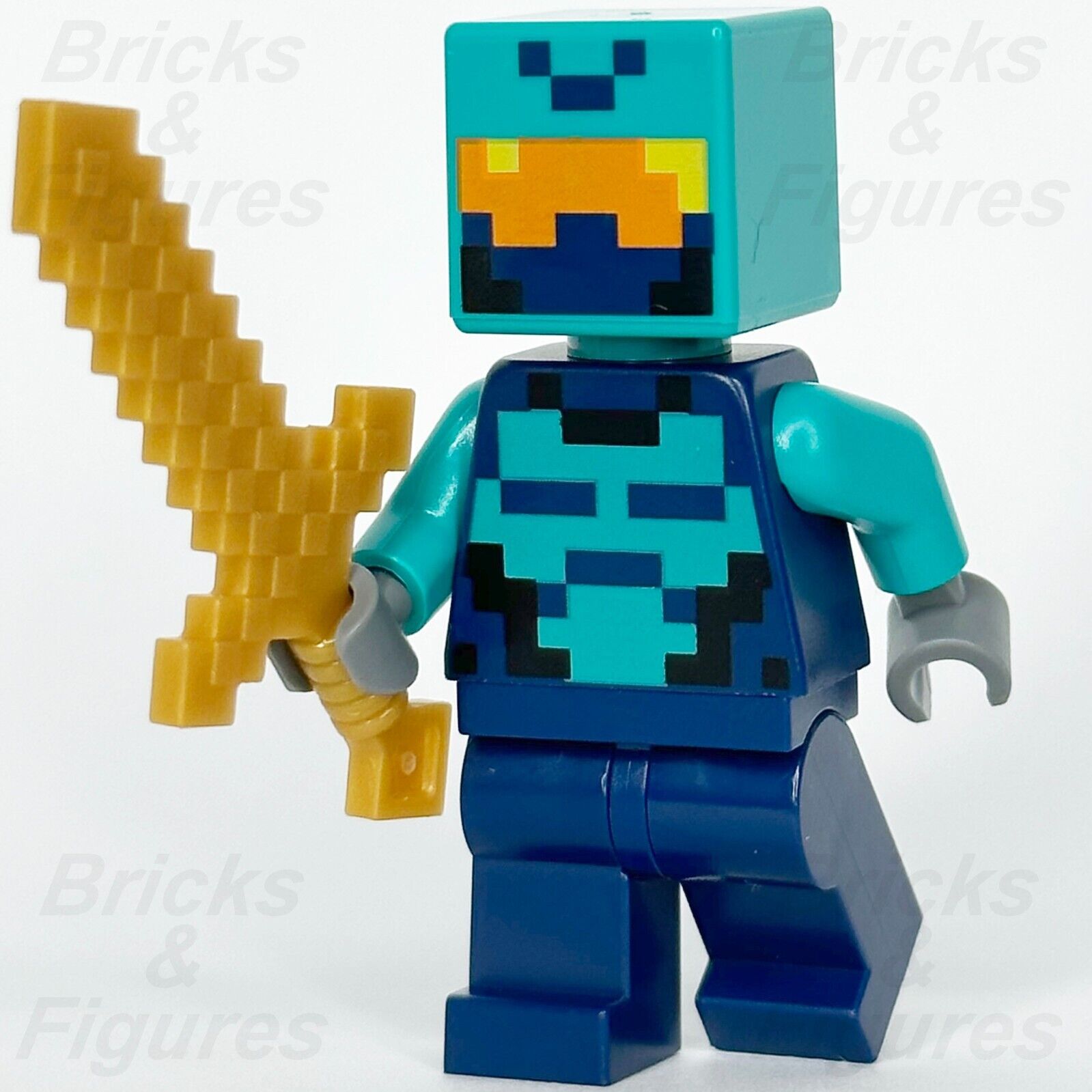 LEGO Minecraft Nether Hero Minifigure with Pearl Gold Sword 662305 min152