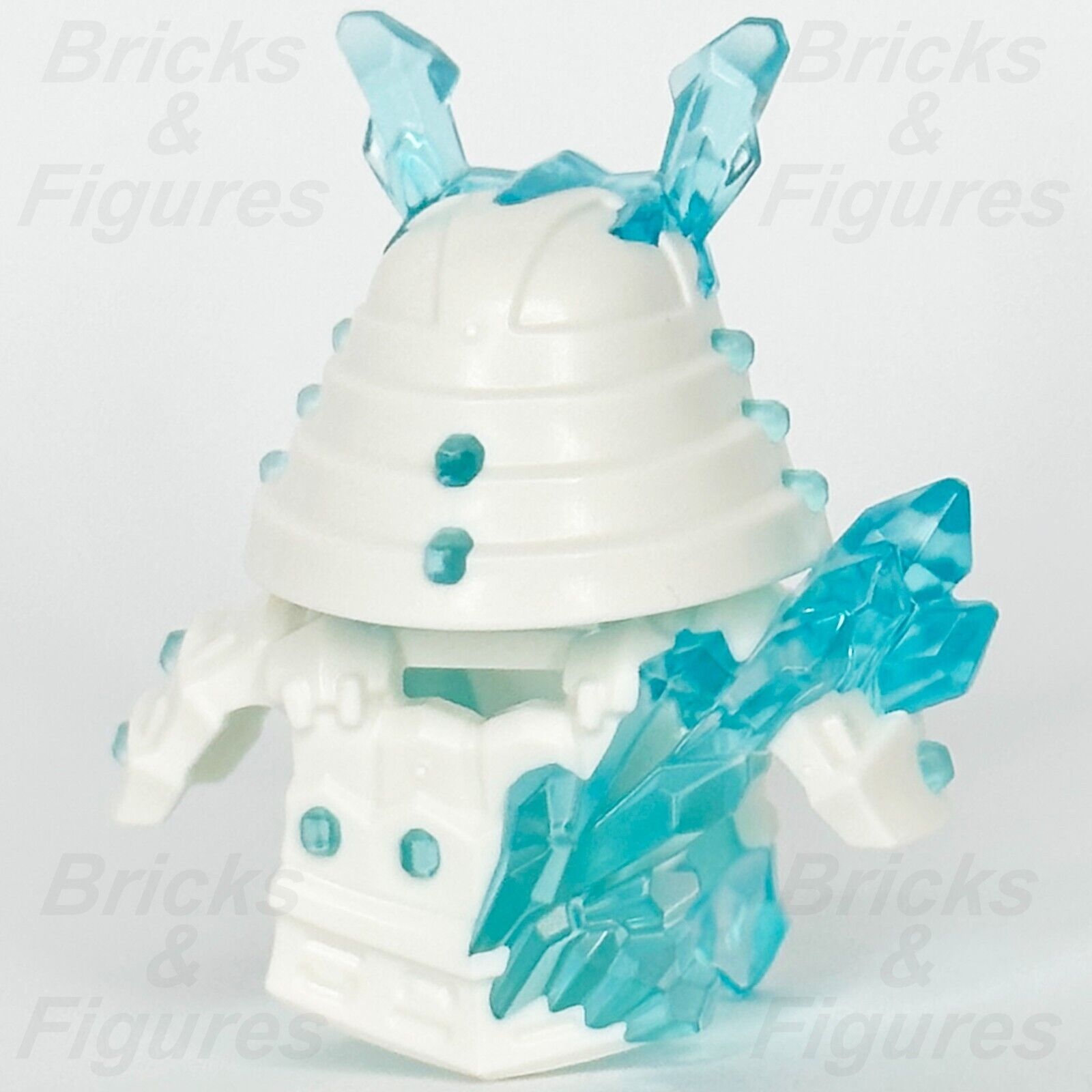 LEGO Ninjago Minifigure Samurai Armour & Helmet Part White w/ Blue Crystals Set 4