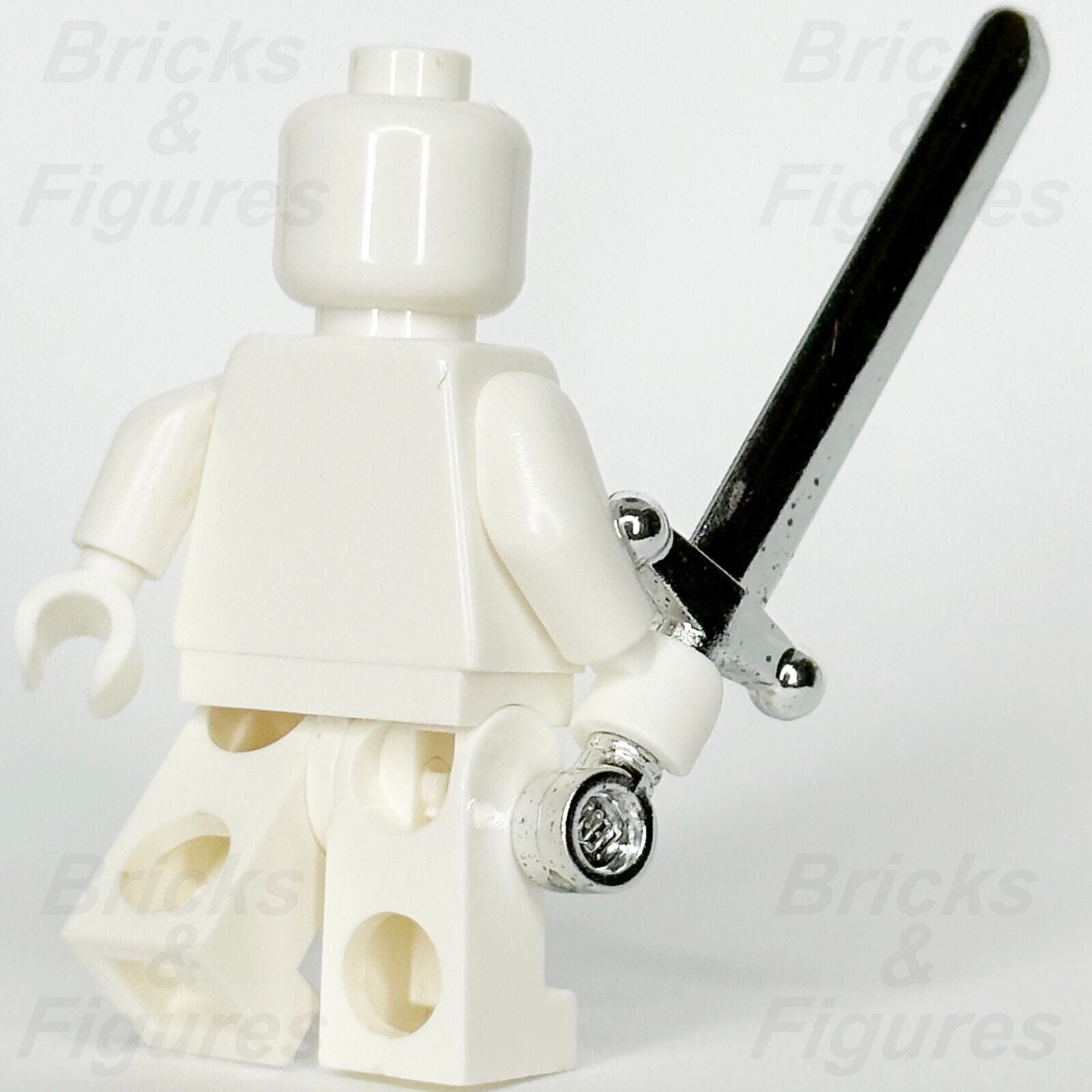 LEGO Chrome Silver Greatsword Sword Blade Minifigure Castle Part 59 71014