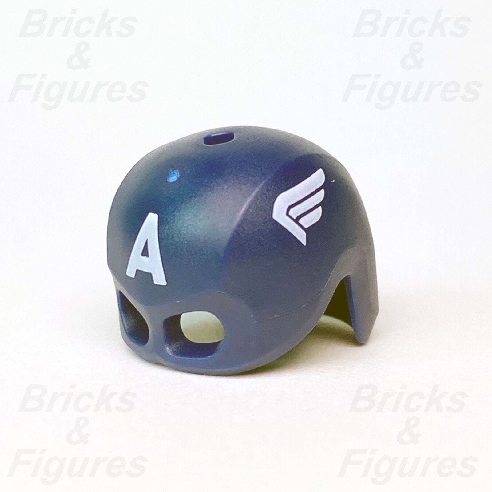 LEGO Marvel Super Heroes Captain America Helmet Mask Avengers Part bb0889pb01 - Bricks & Figures