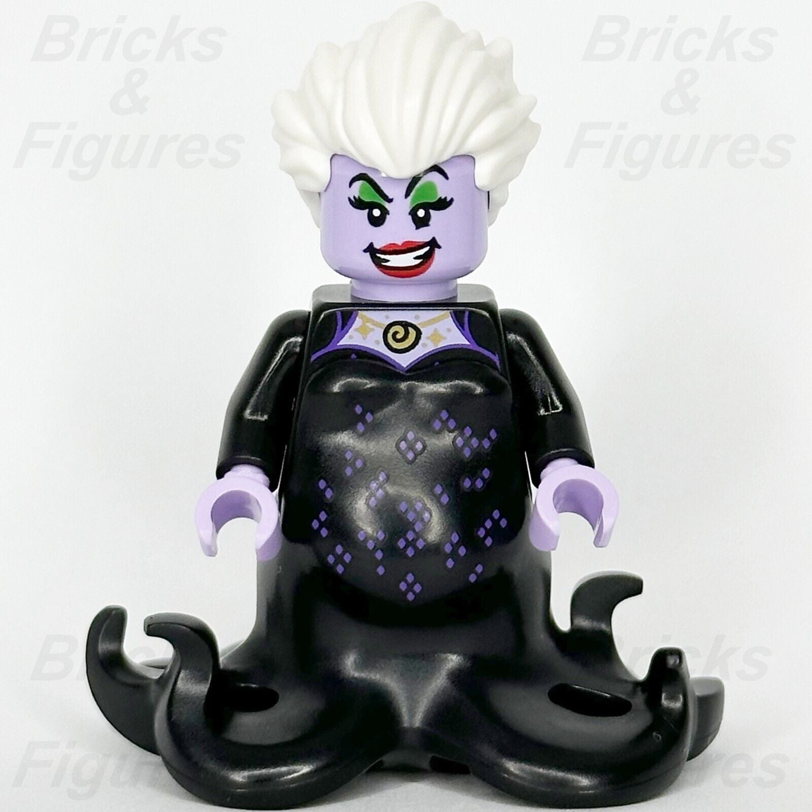 LEGO Disney Ursula Minifigure The Little Mermaid 43225 dp112 Sea Witch Minifig - Bricks & Figures