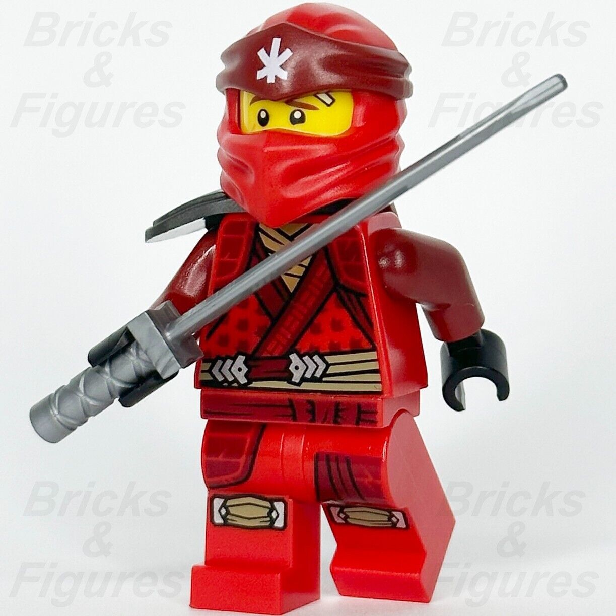LEGO Ninjago Kai Minifigure Crystalized Red Fire Ninja 71771 njo762 Minifig 3